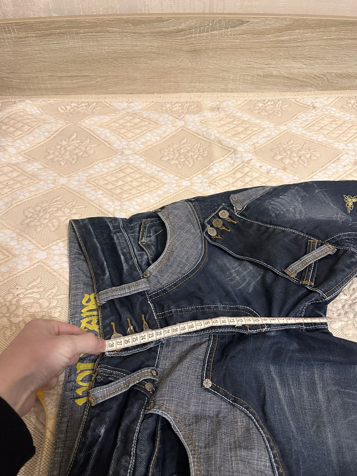 Voi Jeans 🔥 Voi Multipocket Patched Denim Jeans Y2K Hysteric Glamour Size US 34 / EU 50 - 11 Thumbnail