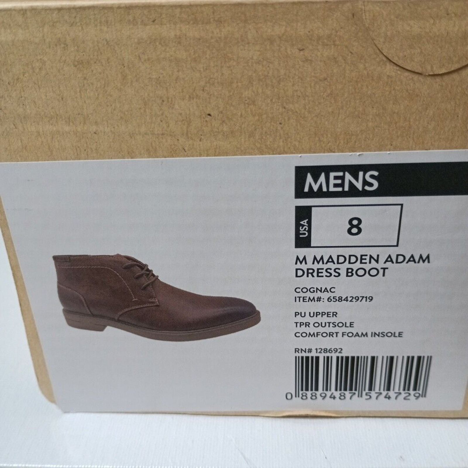 Other Madden NYC Mens Adam Chukka Dress Boots Leather Brown Size 8 Size US 8 / EU 41 - 8 Thumbnail