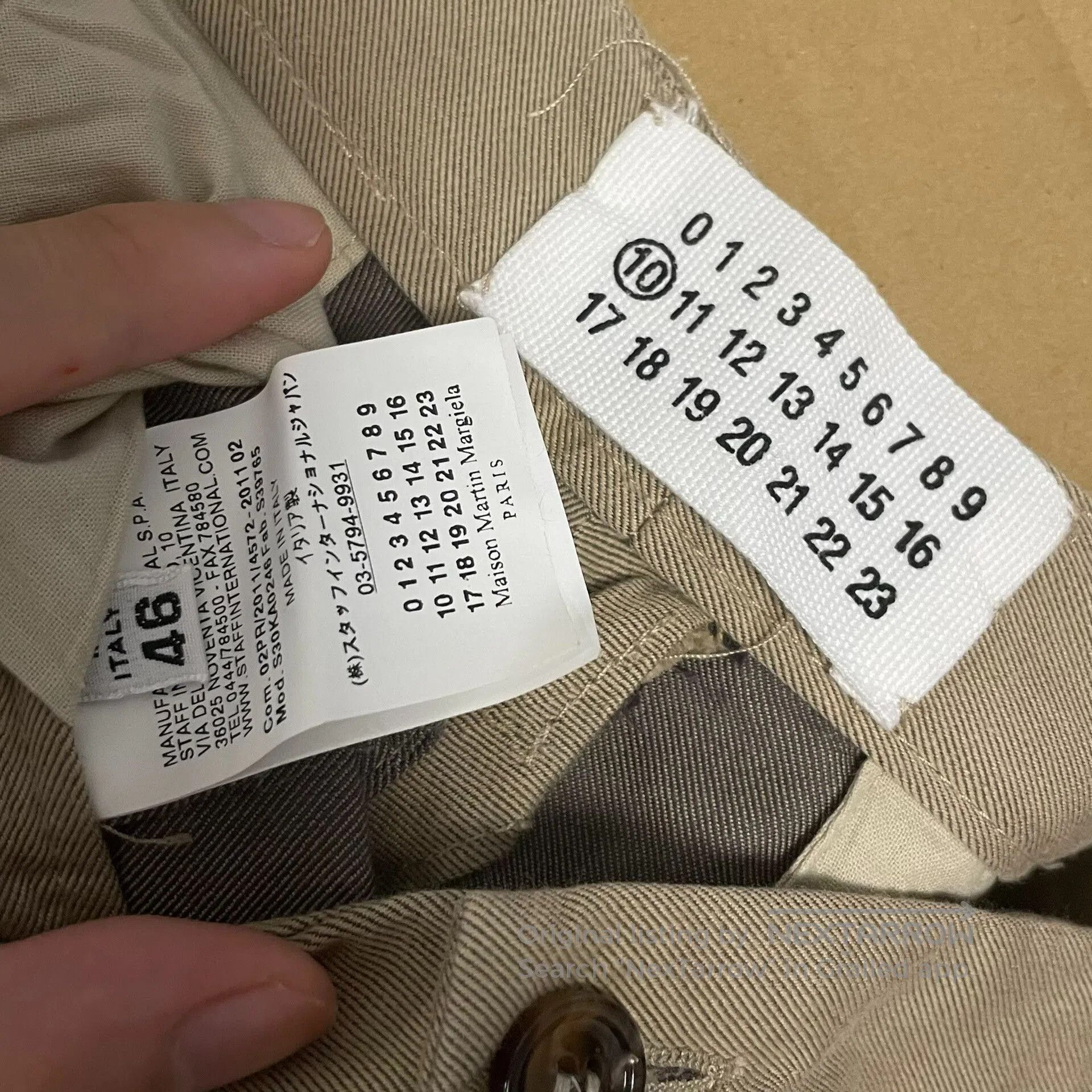 Maison Margiela Maison Martin Margiela Casual Khaki Trousers. Size US 30 / EU 46 - 6 Thumbnail