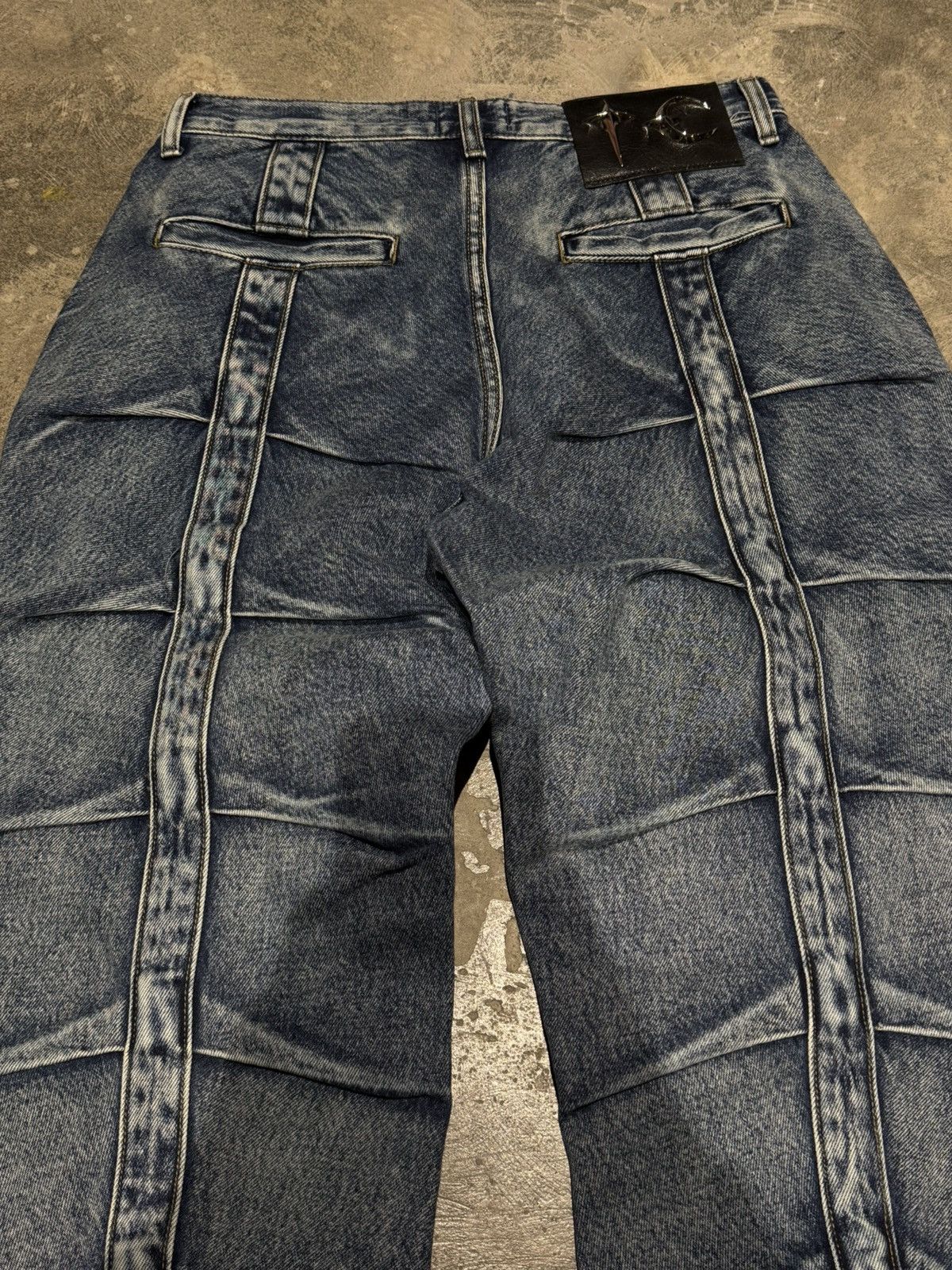 Thug Club THUG CLUB 24AW LINE GOB DENIM PANTS Size 32W STC24PT3201 Size US 32 / EU 48 - 6 Thumbnail