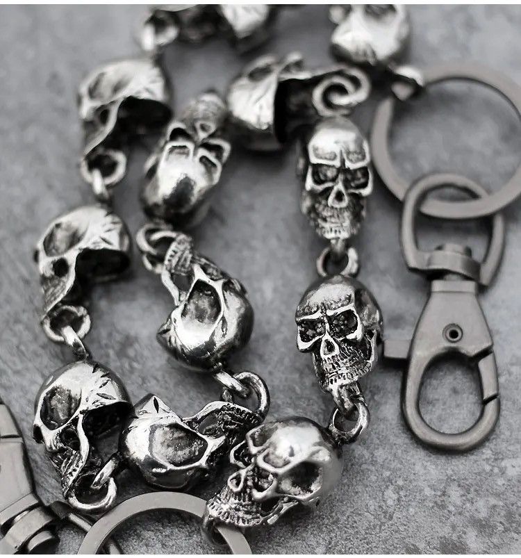 Jewelry Key Chains Wallet Belt Chain Trousers Pants Size ONE SIZE - 4 Thumbnail