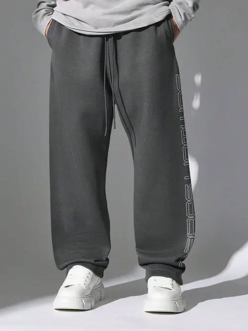 Japanese Brand × Vintage Fleece loose DRIP Y2K Sweatpants Size US 36 / EU 52 - 3 Thumbnail
