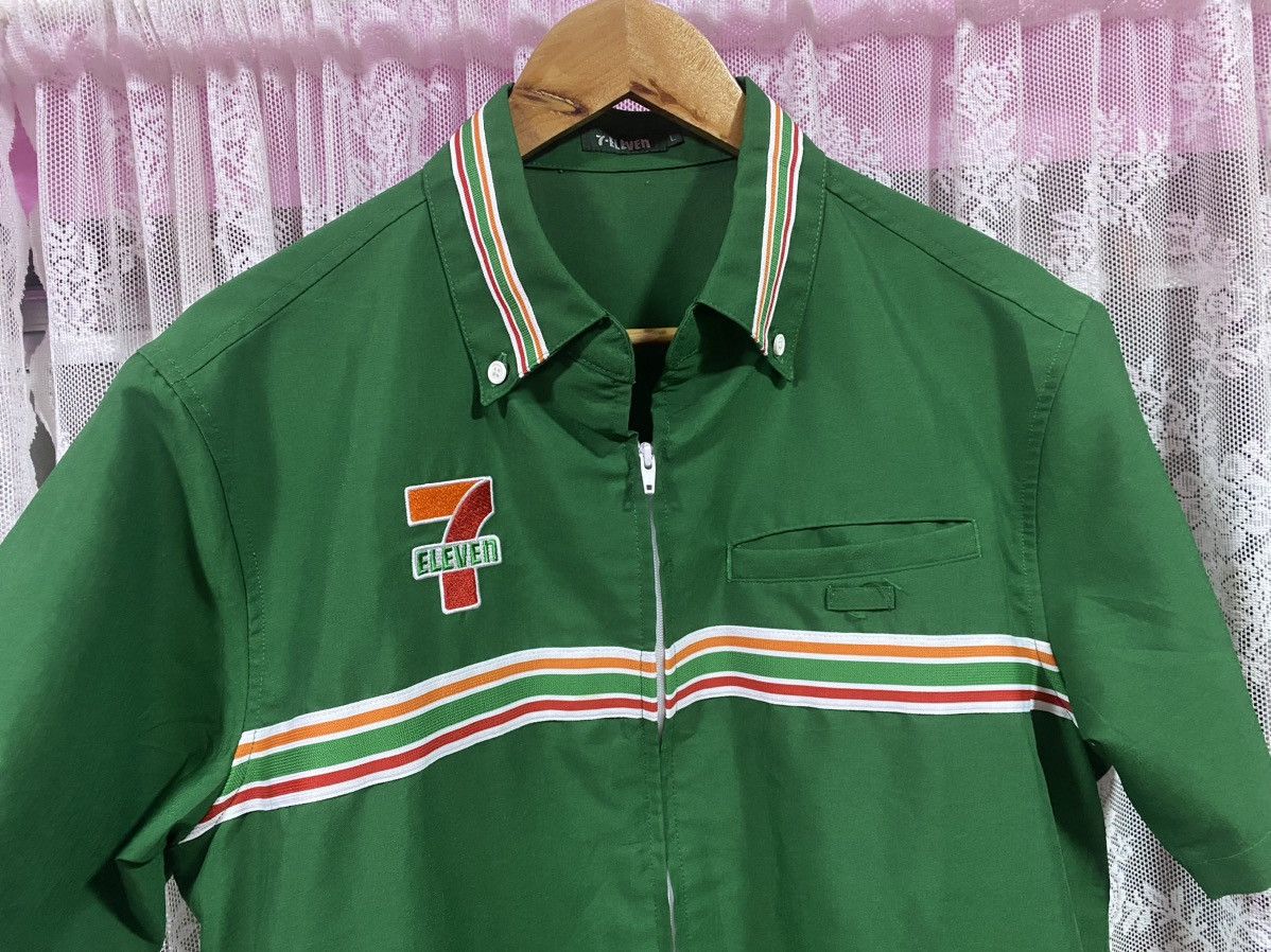 Japanese Brand × Vintage Vintage 7-Eleven Uniform Workers Collection Shirts Size US L / EU 52-54 / 3 - 3 Thumbnail
