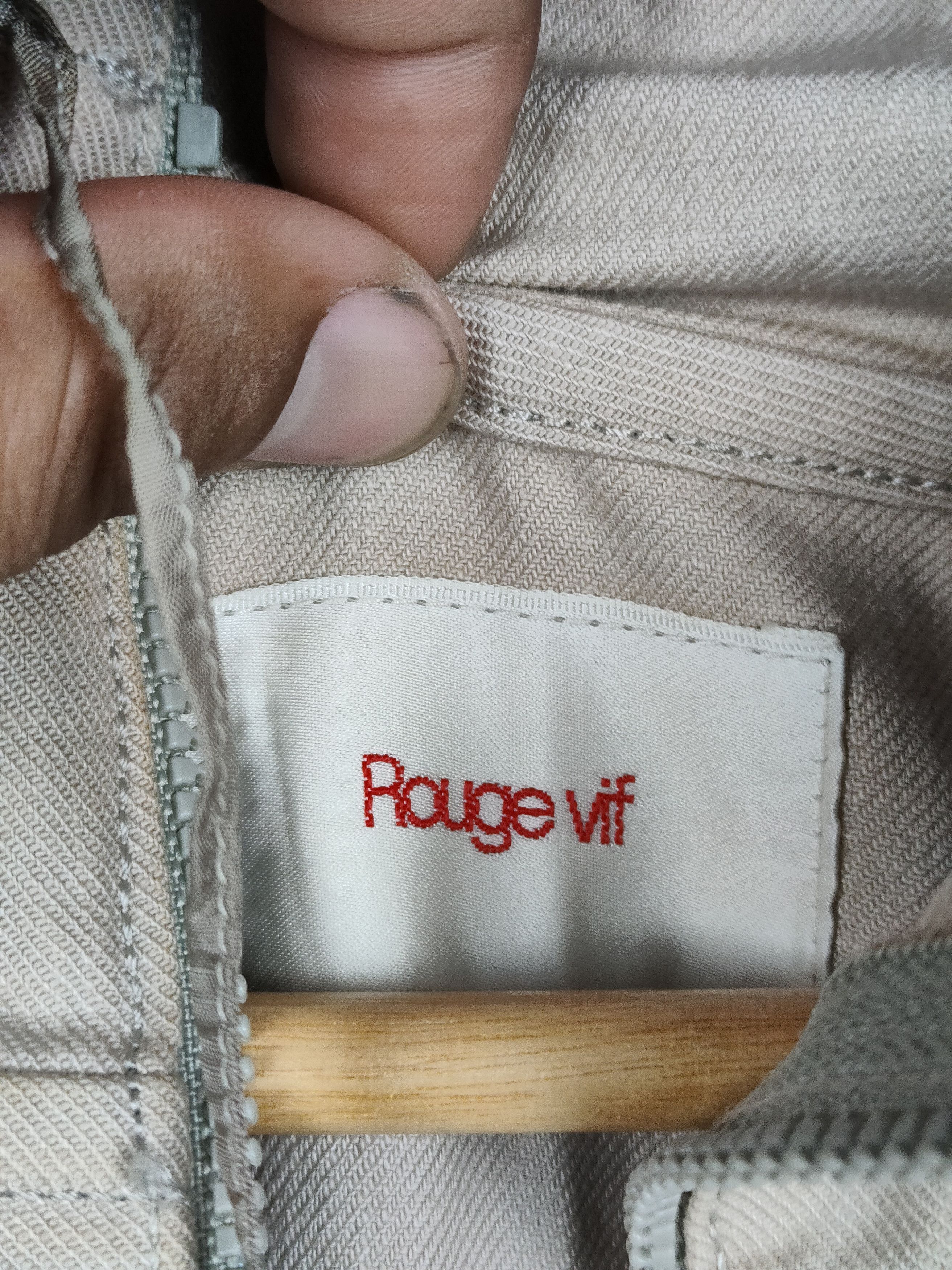 Japanese Brand Rouge Vif Hoodie Long Jacket Size M / US 6-8 / IT 42-44 - 3 Thumbnail