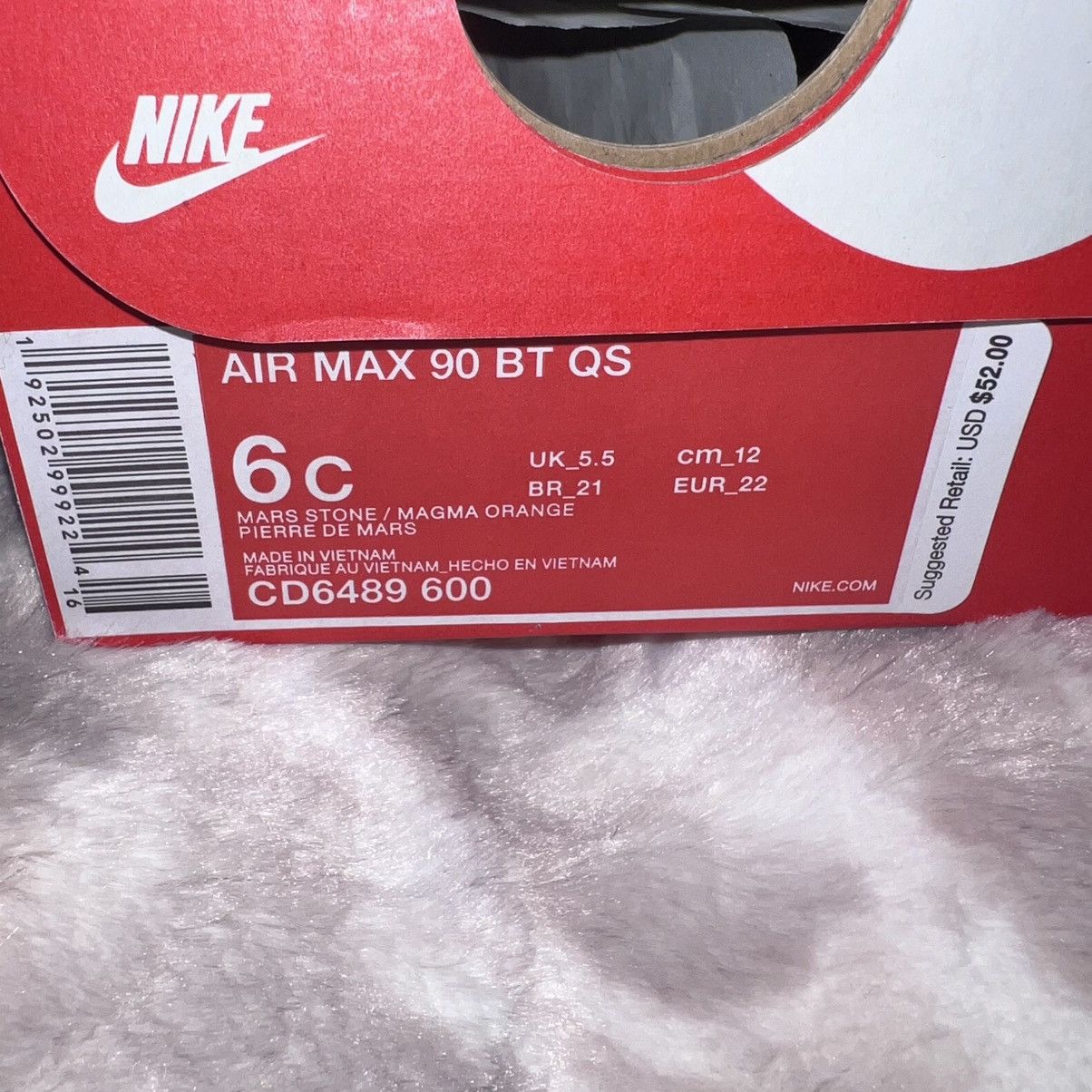 Nike Nike air max 90 MARS LANDING (TD) Size US 6 / EU 39 - 9 Thumbnail