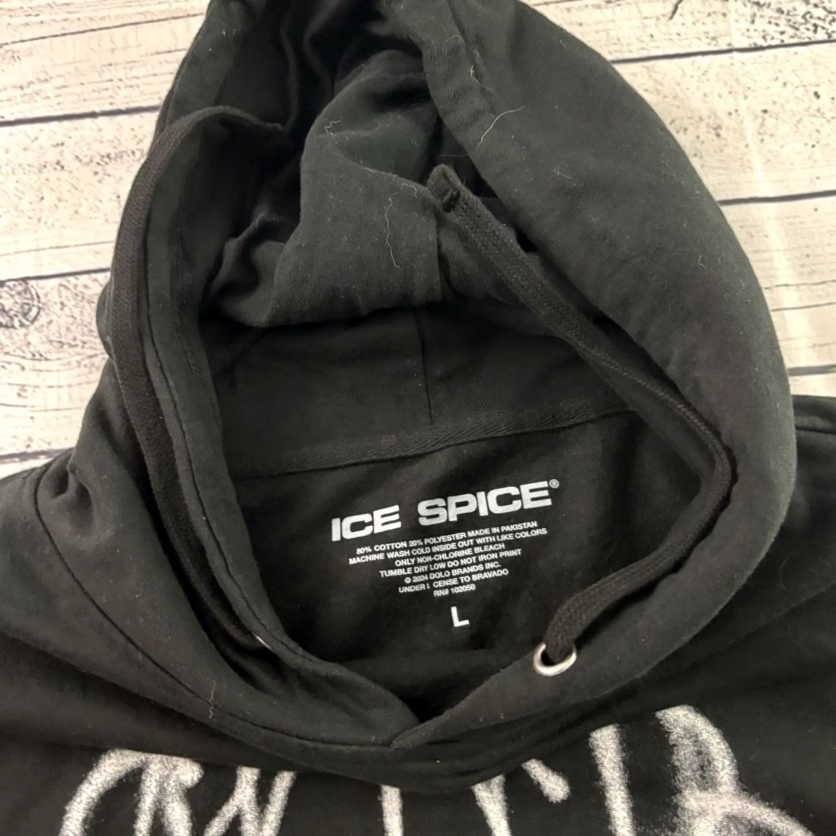 Vintage Ice Spice Hoodie Mens L Black Pullover Sweatshirt Size US L / EU 52-54 / 3 - 4 Thumbnail