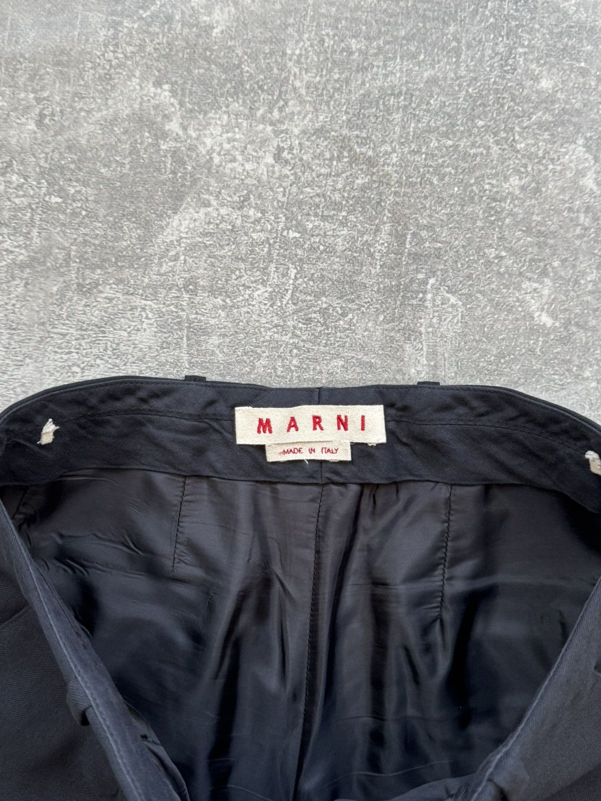 Marni Marni Wool Black Trousers Pants Size 28" / US 6 / IT 42 - 3 Thumbnail