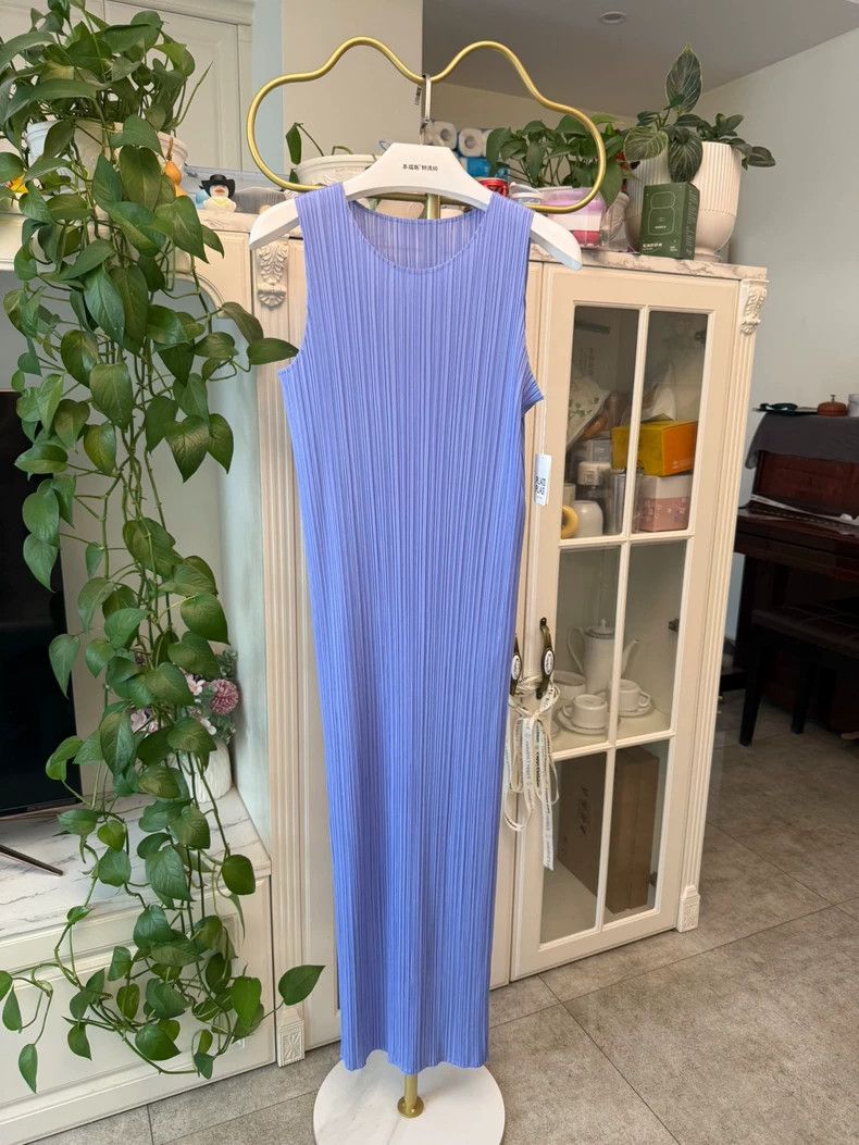 Issey Miyake issey miyake size:5 Purple dress Size XXS / US 00 / IT 34 - 1 Thumbnail