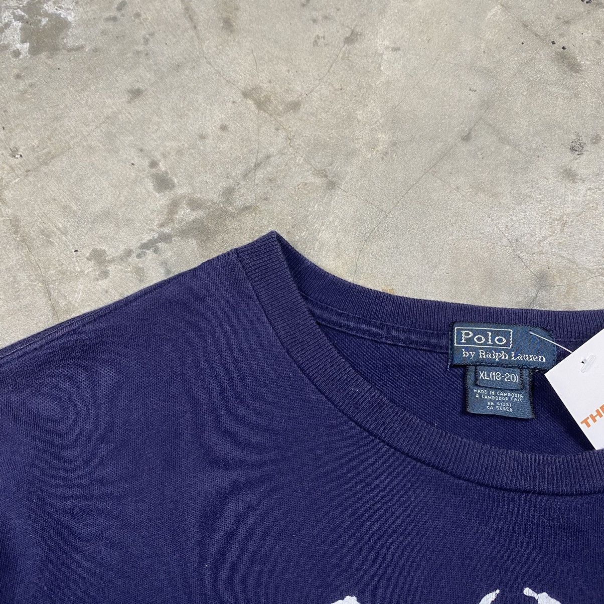 Polo Ralph Lauren × Ralph Lauren × Vintage 90s Polo RL Big Pony Tee Size US M / EU 48-50 / 2 - 3 Thumbnail
