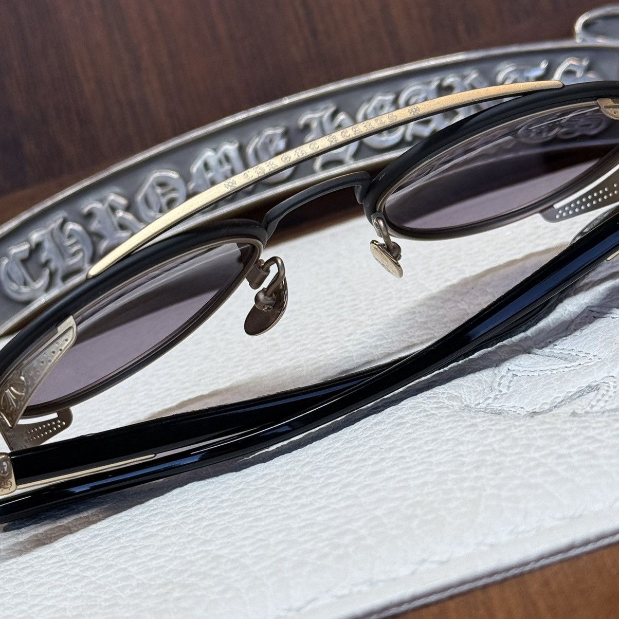 Chrome Hearts Chrome Hearts PREYANK II Sunglasses Size ONE SIZE - 10 Thumbnail