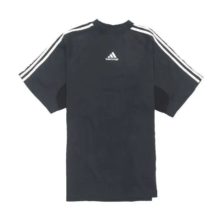 Balenciaga Balenciaga x Adidas Green Logo T-Shirt Size US M / EU 48-50 / 2 - 1 Thumbnail