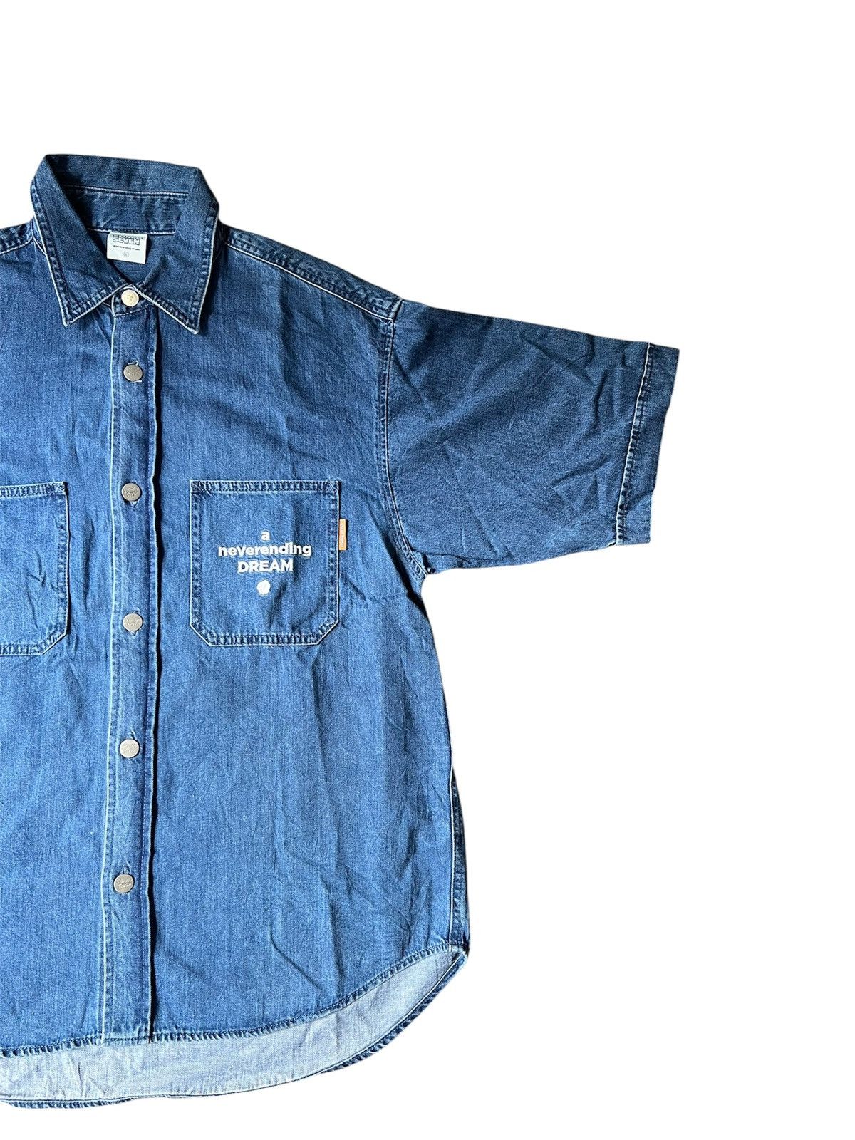 Uniqlo Vintage Studio Seven x GU Denim Jeans Shirt Button Ups Size US XL / EU 56 / 4 - 3 Thumbnail