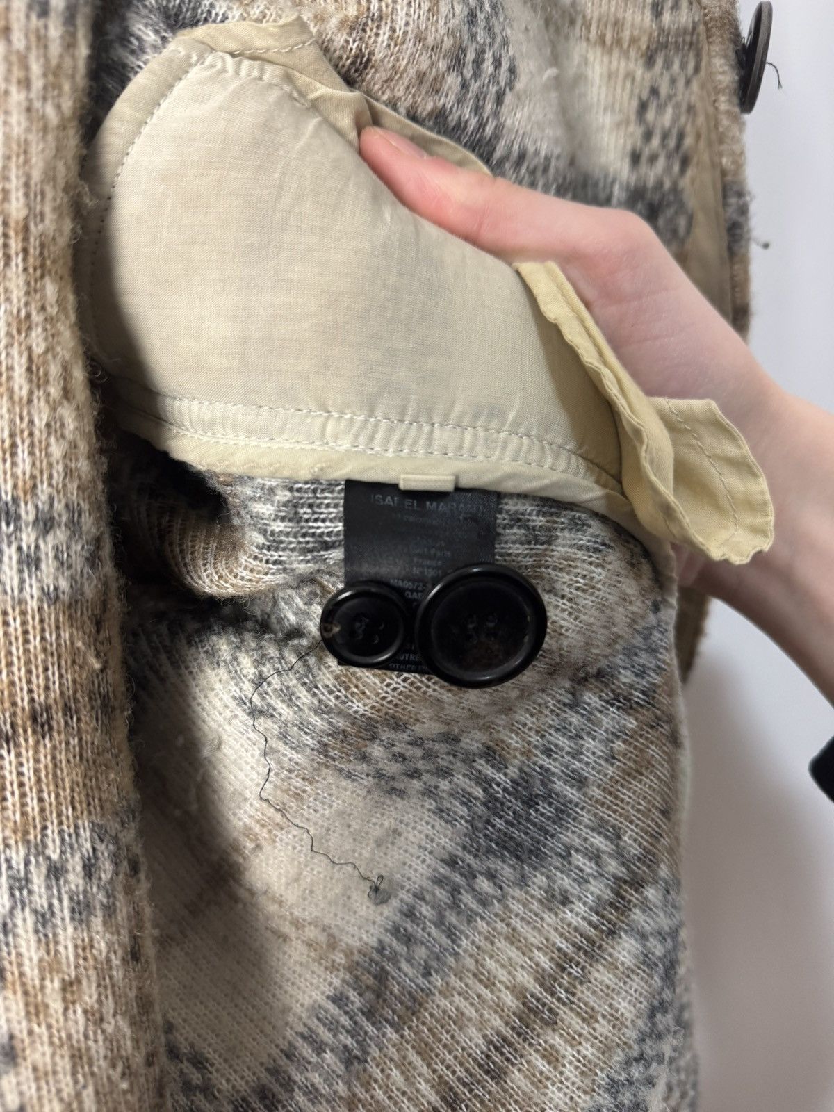 Isabel Marant Etoile Vintage Isabel Marant Étoile Wool Plaid Coat Luxury Designer Size S / US 4 / IT 40 - 21 Thumbnail
