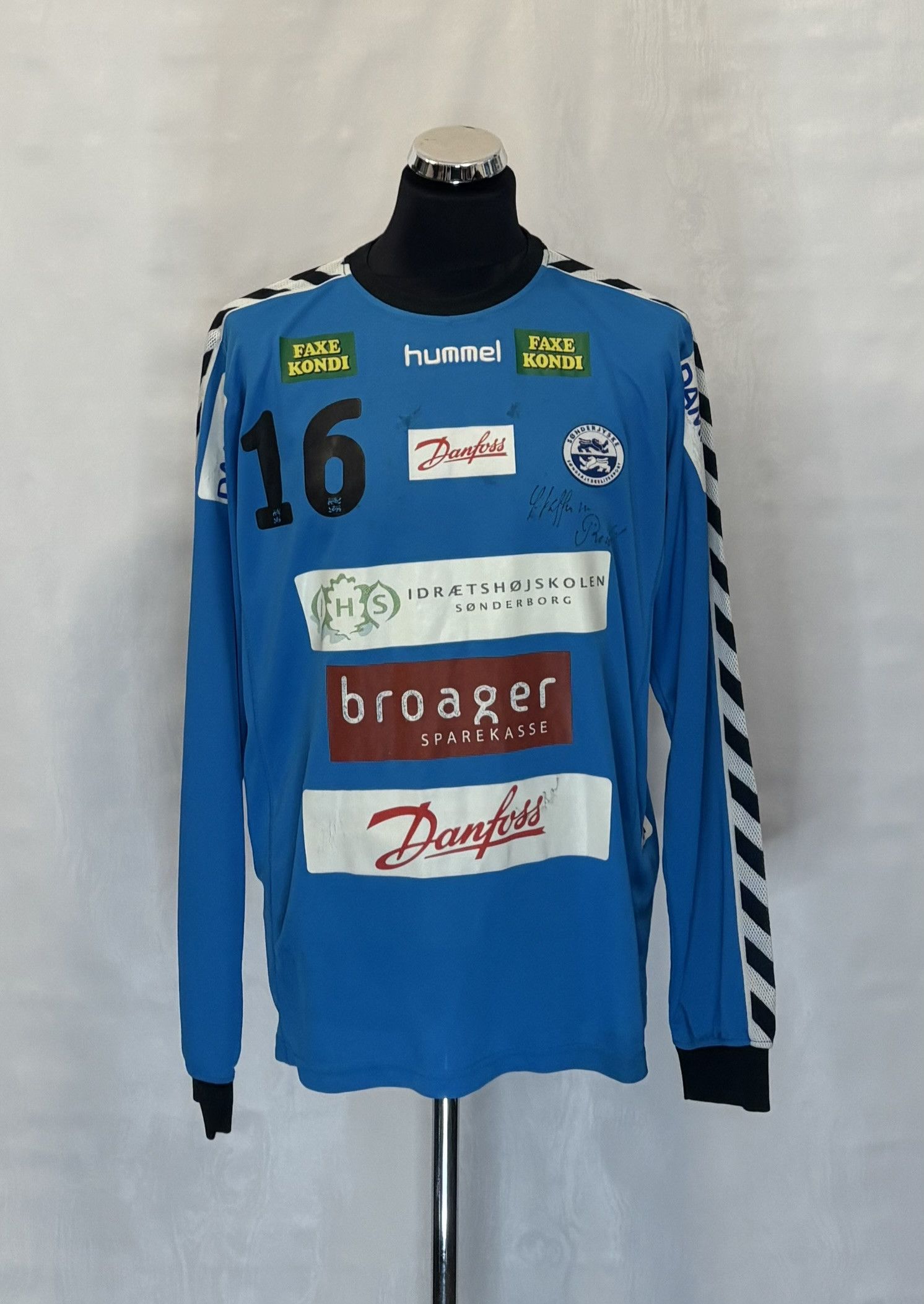 Hummel Sonderjyske #16 Hummel Handball Goalkeeper Shirt Size XL Size US XL / EU 56 / 4 - 1 Thumbnail