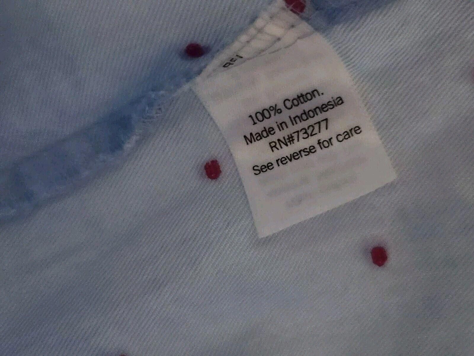 Croft & Barrow Croft And Barrow Top Plus Size 3x Blue Pink Polka Dot Size 3XL / US 20-22 - 4 Thumbnail