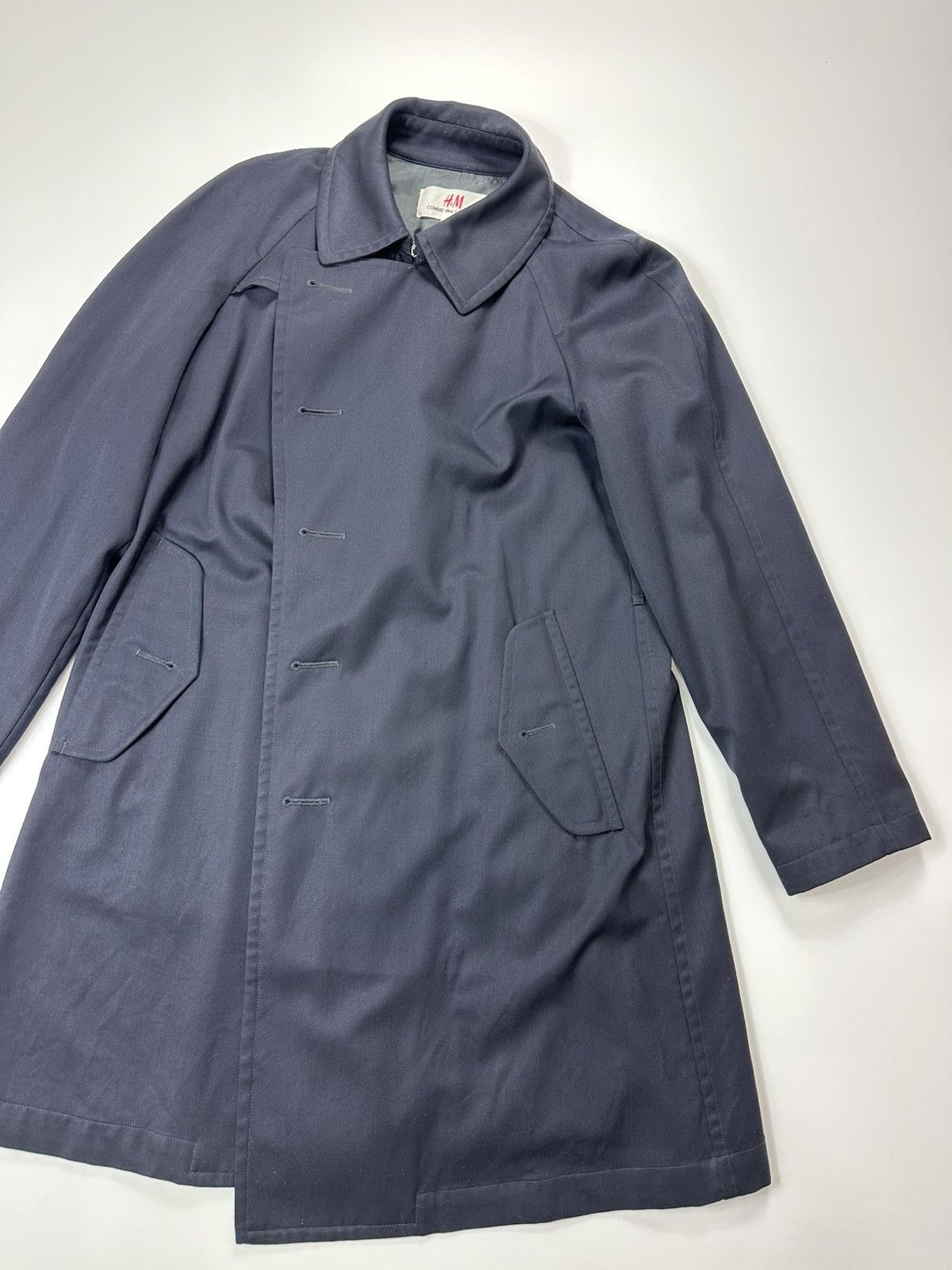 Comme des Garcons Comme Des Garcons x H&M Wool Coat Navy Blue Size US L / EU 52-54 / 3 - 4 Thumbnail