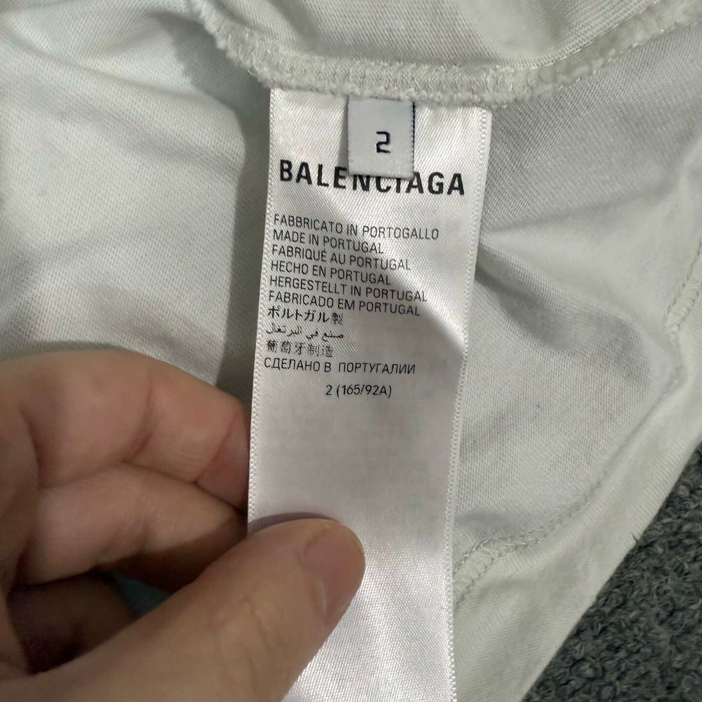 Balenciaga Balenciaga white website exclusive crew size 2 mint Size US M / EU 48-50 / 2 - 5 Thumbnail