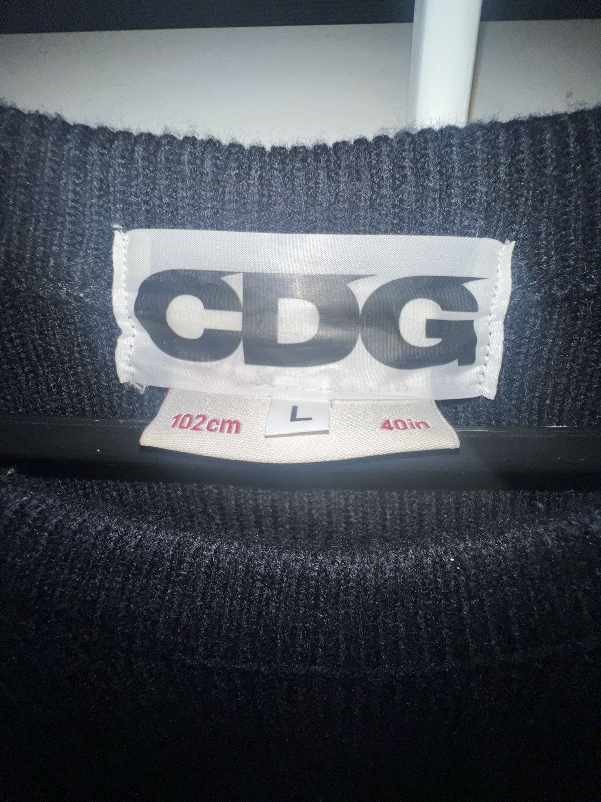 Comme des Garcons CDG logo knit Size US L / EU 52-54 / 3 - 4 Thumbnail