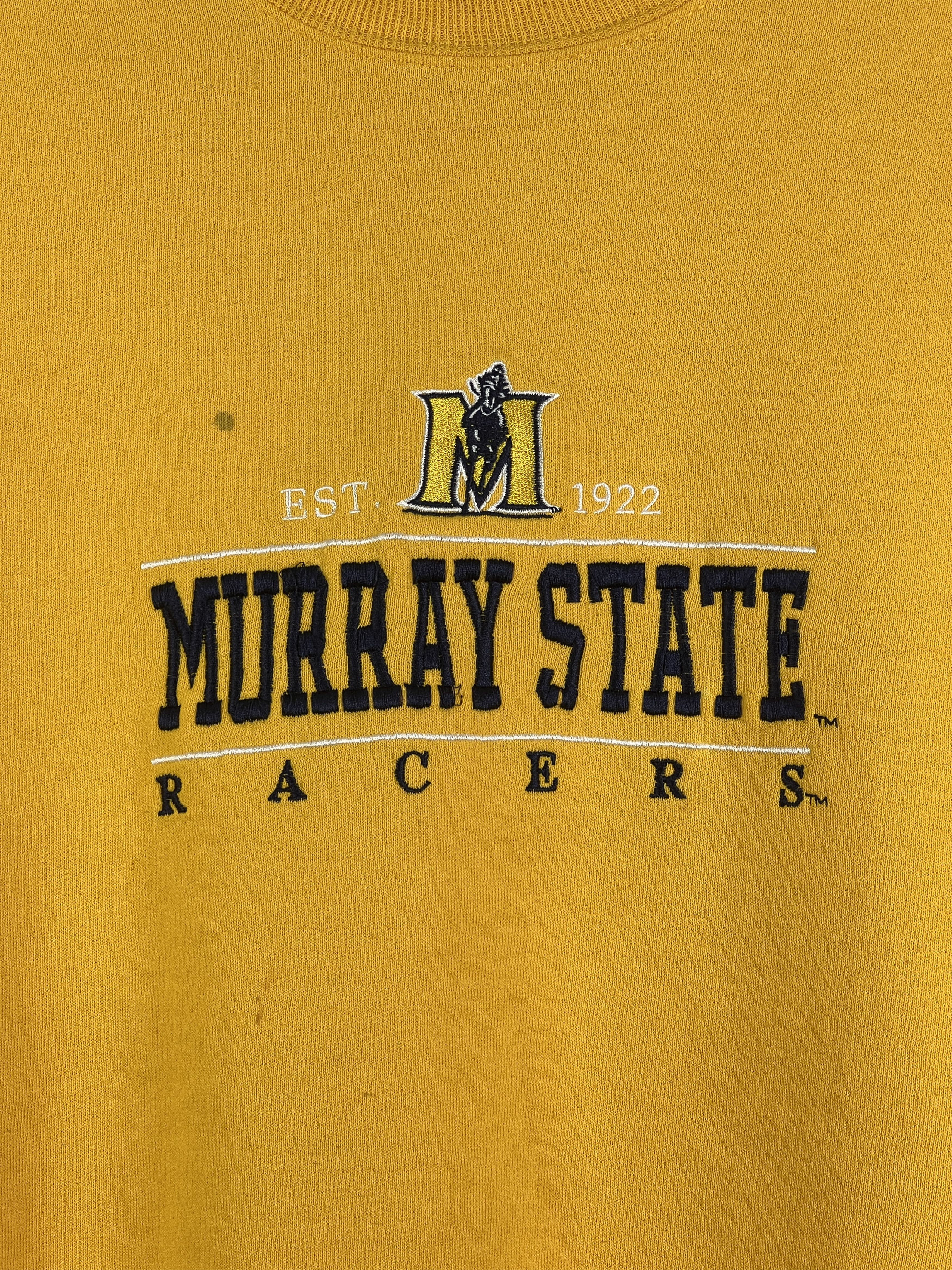 Vintage No.5085 VTG Murray State Racers Embroidery Sweatshirt (L) Size US L / EU 52-54 / 3 - 2 Thumbnail