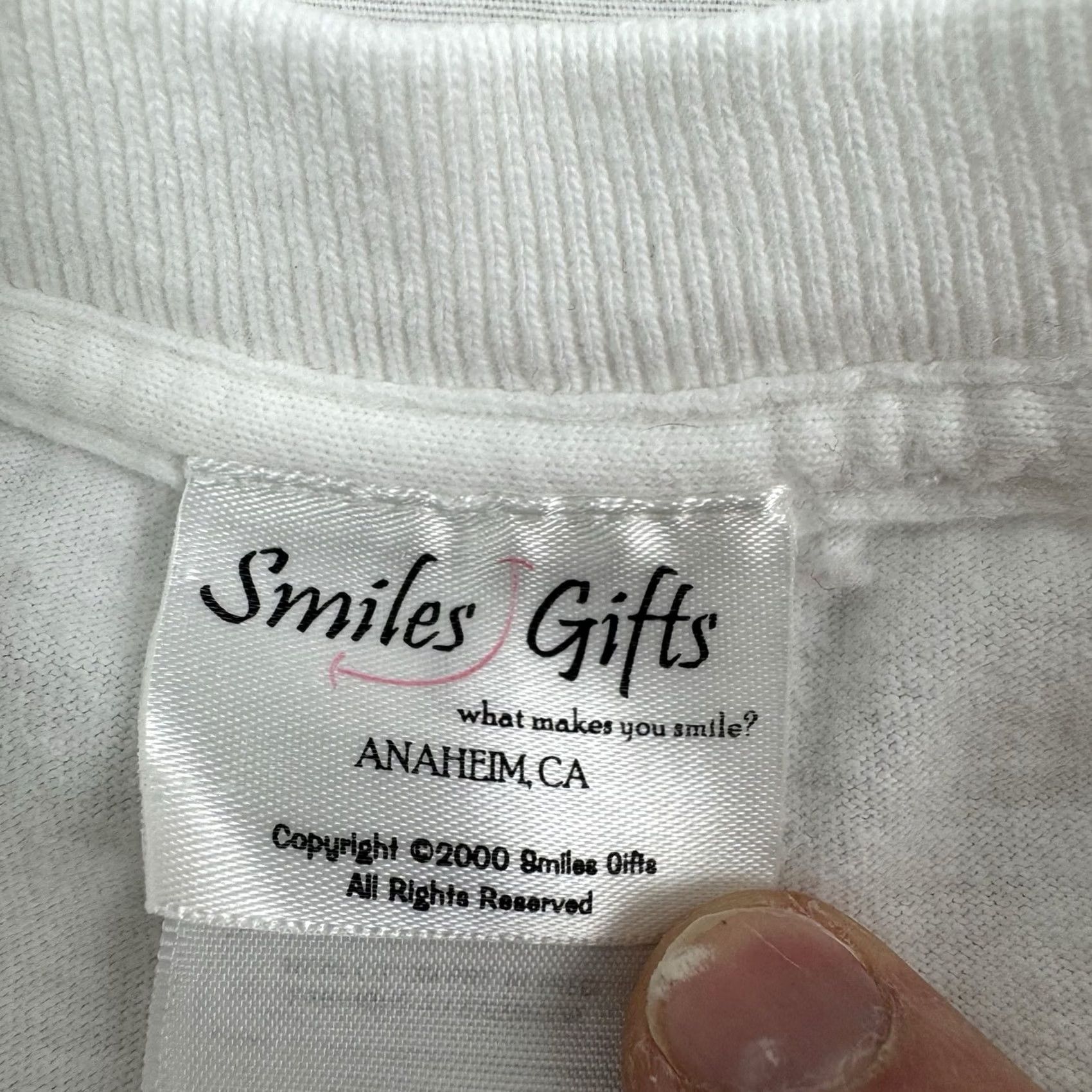 Fruit Of The Loom VINTAGE Fruit of the Loom T Shirt Adult Medium White Hipster Y2K 2000s Mens Size US M / EU 48-50 / 2 - 6 Thumbnail