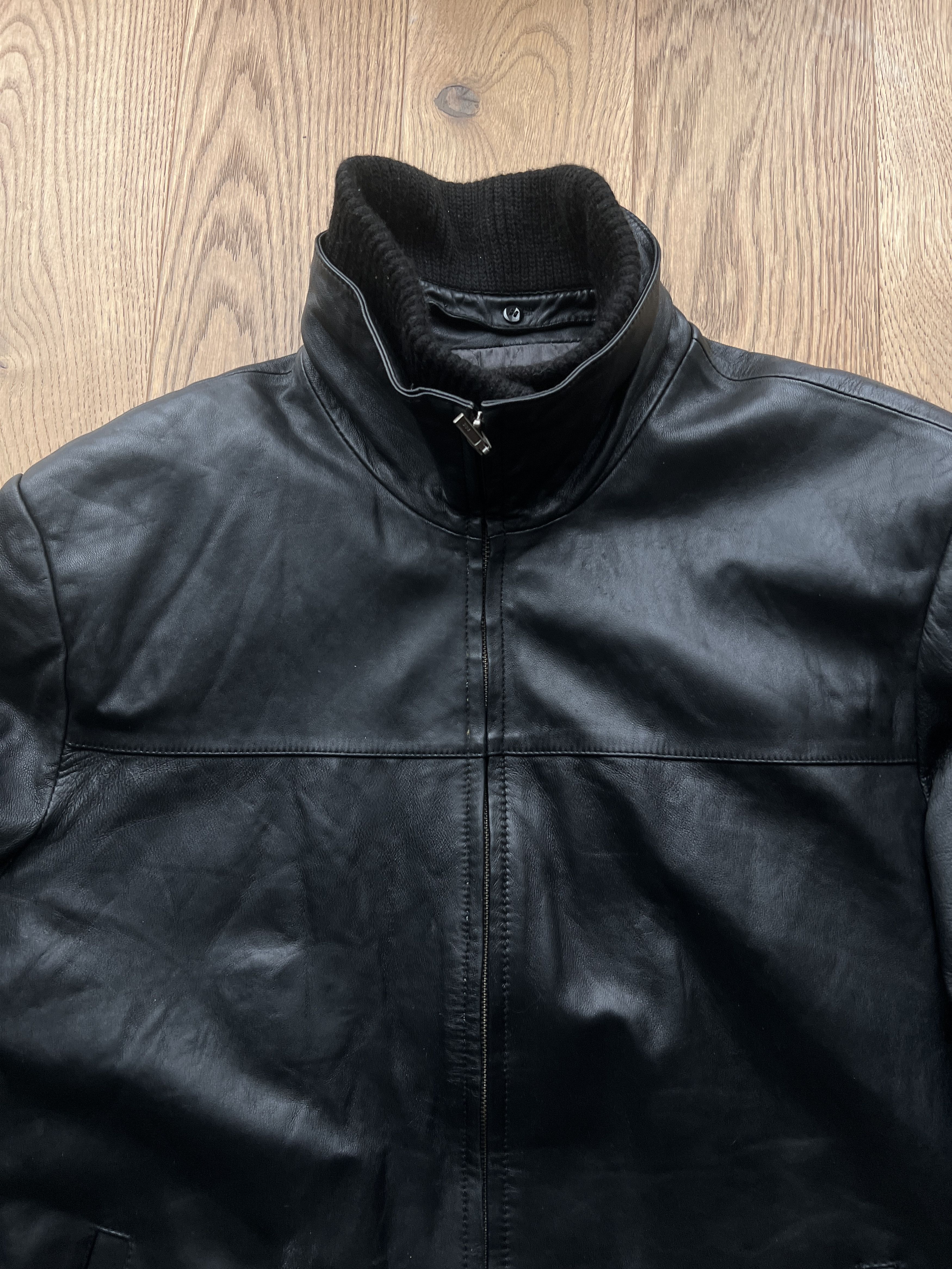 If Six Was Nine The Sopranos vibe VTG 2000s leather jacket coat opium y2k Size US L / EU 52-54 / 3 - 11 Thumbnail