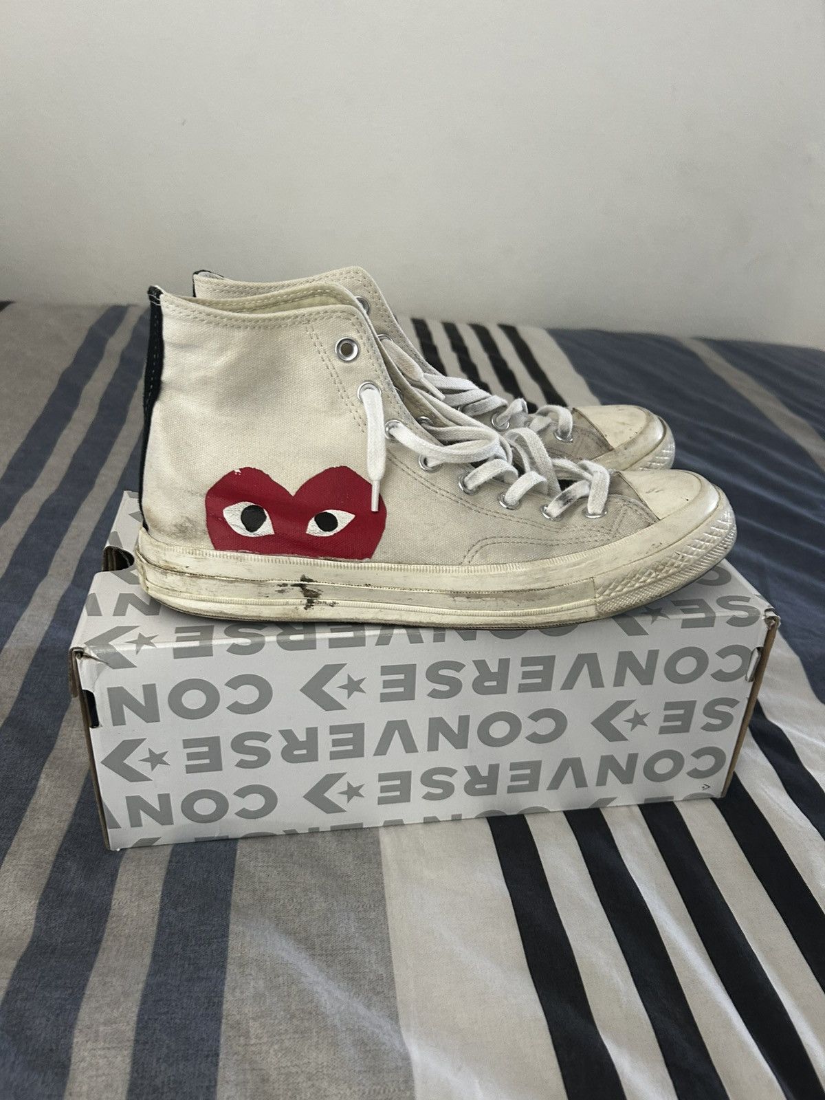 Comme des Garcons PLAY × Converse Comme des garcons x converse Size US 9 / EU 42 - 1 Thumbnail