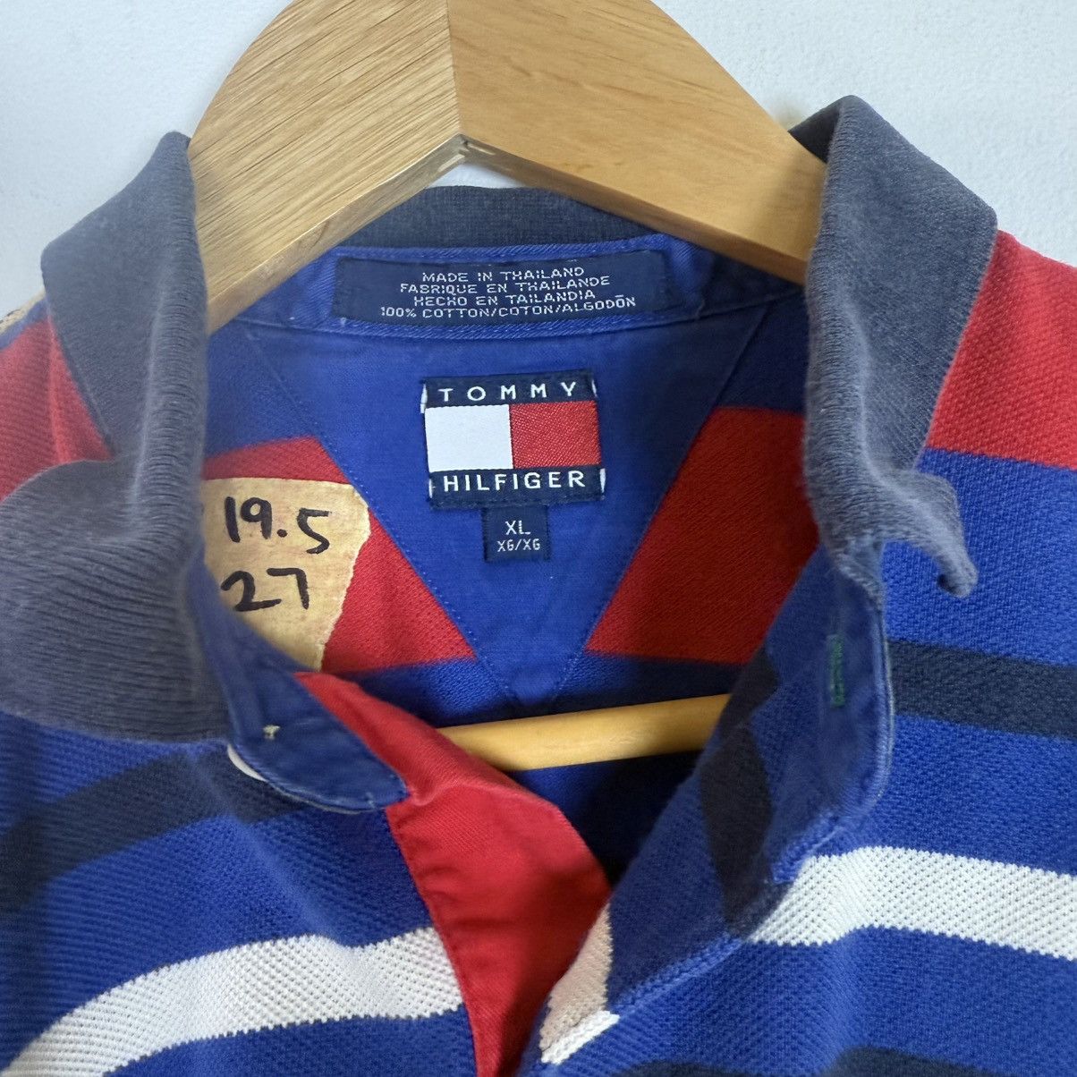 Tommy Hilfiger Tommy Hilfiger Crest Logo Multicolor Stripes Polo Tee Size US S / EU 44-46 / 1 - 7 Thumbnail