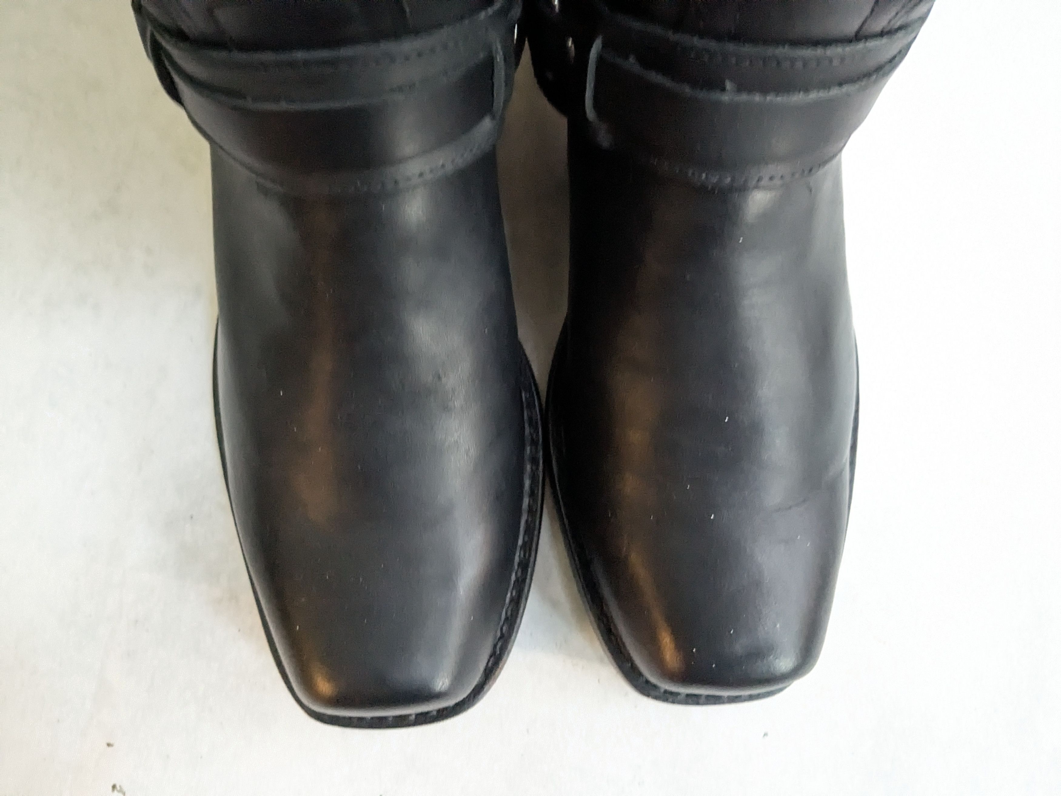 Frye Frye Harness Boots Black Leather 11 M Biker Size US 11 / EU 44 - 3 Thumbnail