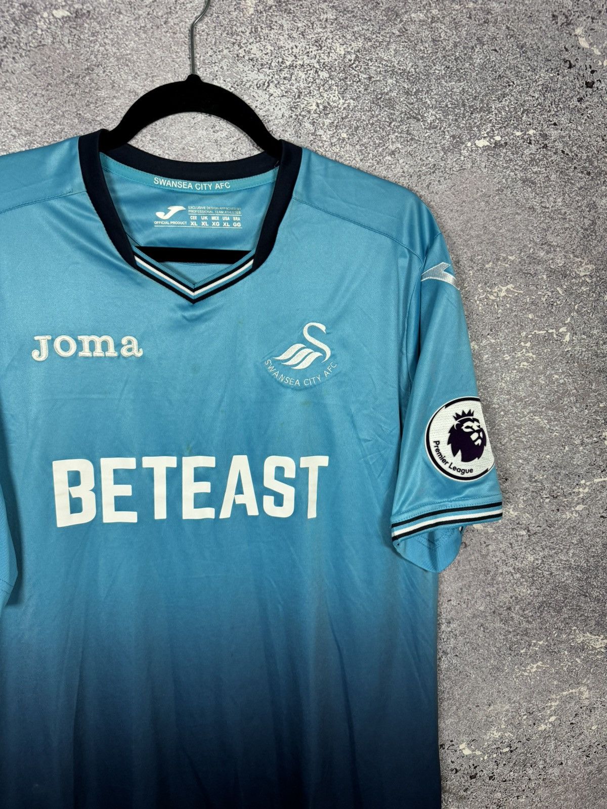 Joma × Vintage Vintage Swansea City 2016/17 Joma Away Soccer Jersey Size US XL / EU 56 / 4 - 2 Thumbnail