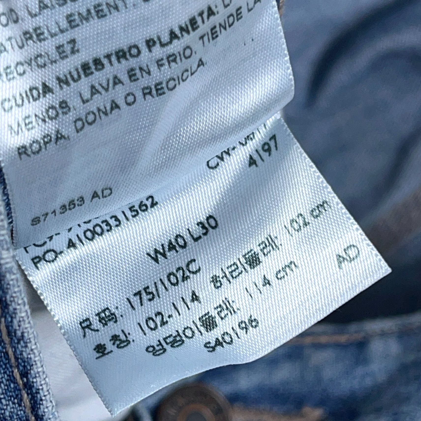 Levi's VINTAGE Levi's Jeans Men 40x30 Carpenter Work Denim Baggy Grunge Styled 5-Pocket Levi's Brand 40 Regular Blue Jeans Mens Size US 40 / EU 56 - 5 Thumbnail