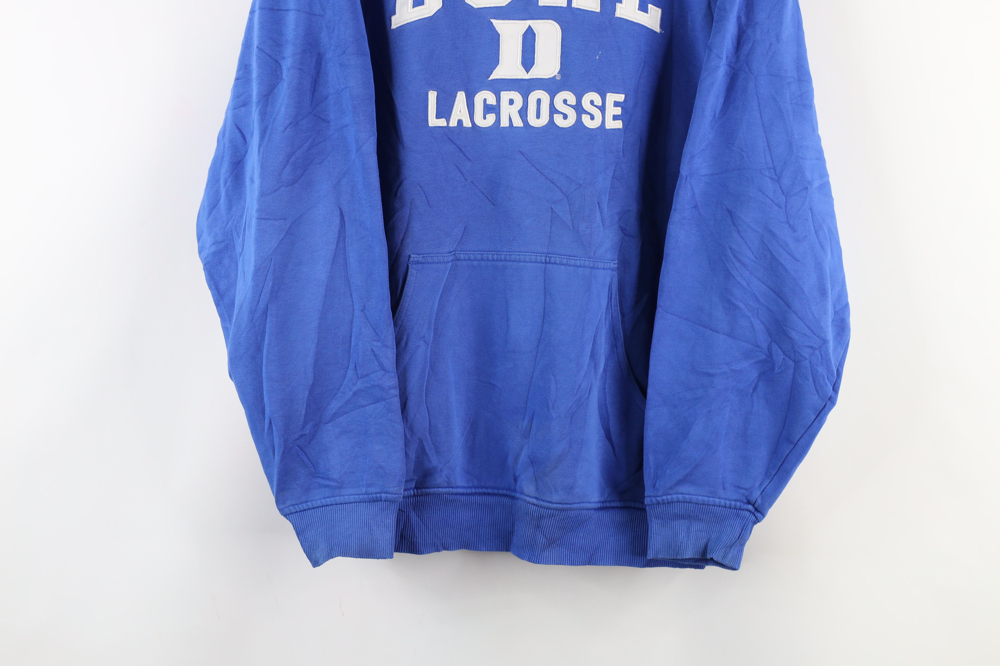 Nike Vintage Nike Mini Swoosh Duke University Lacrosse Hoodie Size US M / EU 48-50 / 2 - 3 Thumbnail