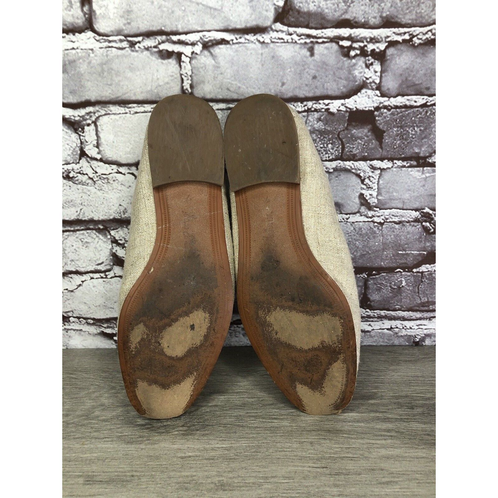 Sam Edelman Sam Edelman Lior Beige Leather Horsebit Almond Toe Slip On F Size US 7 / IT 37 - 18 Thumbnail