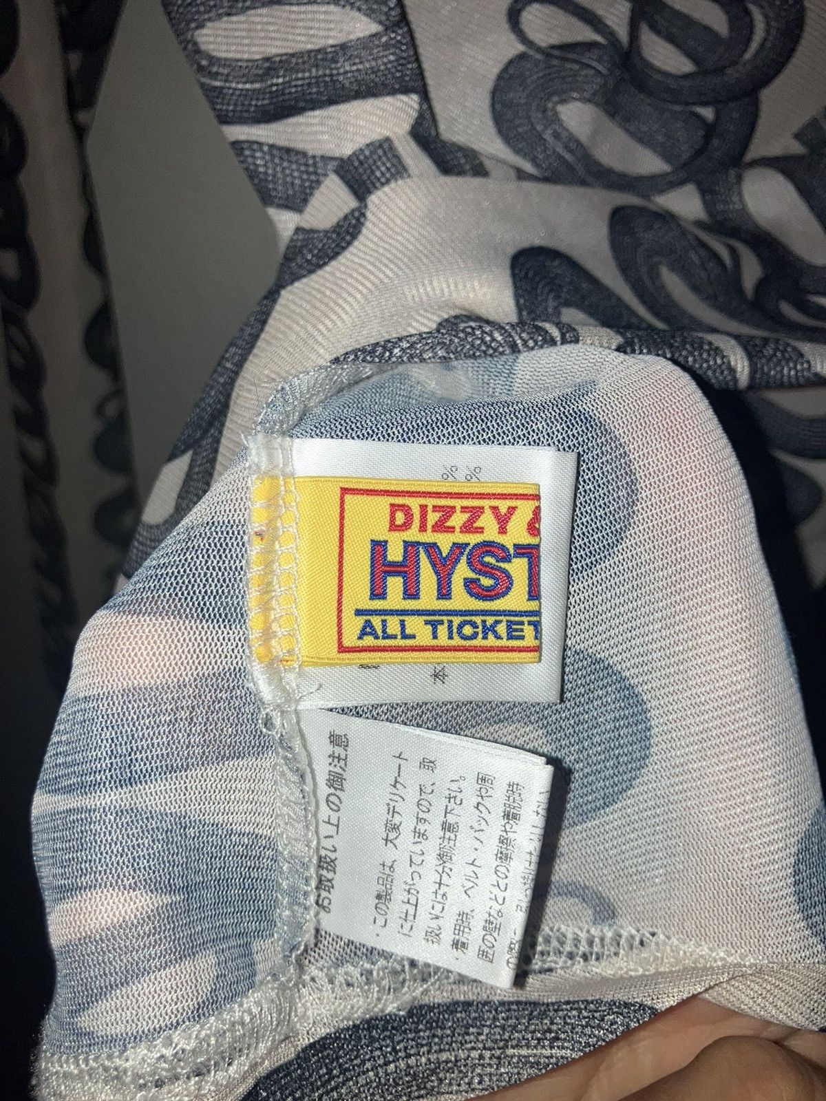 Hysteric Glamour × Japanese Brand × Vintage Hysteric Glamour Snake Longsleeve Mesh Size US S / EU 44-46 / 1 - 8 Thumbnail