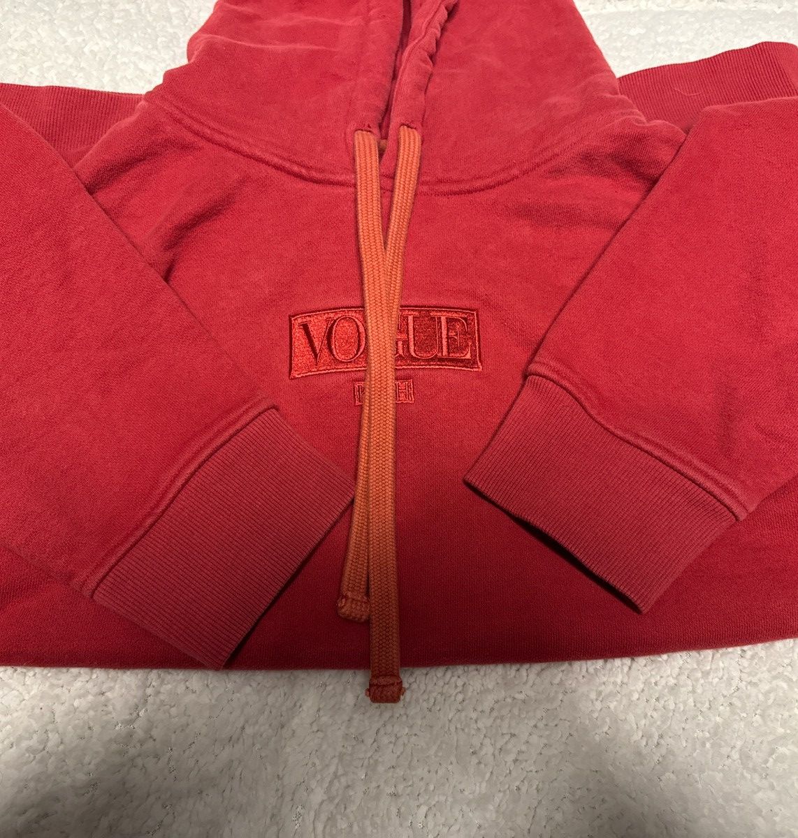 Kith × Vogue Kith x Vogue Pompeian Red Hoodie Size US XL / EU 56 / 4 - 7 Thumbnail