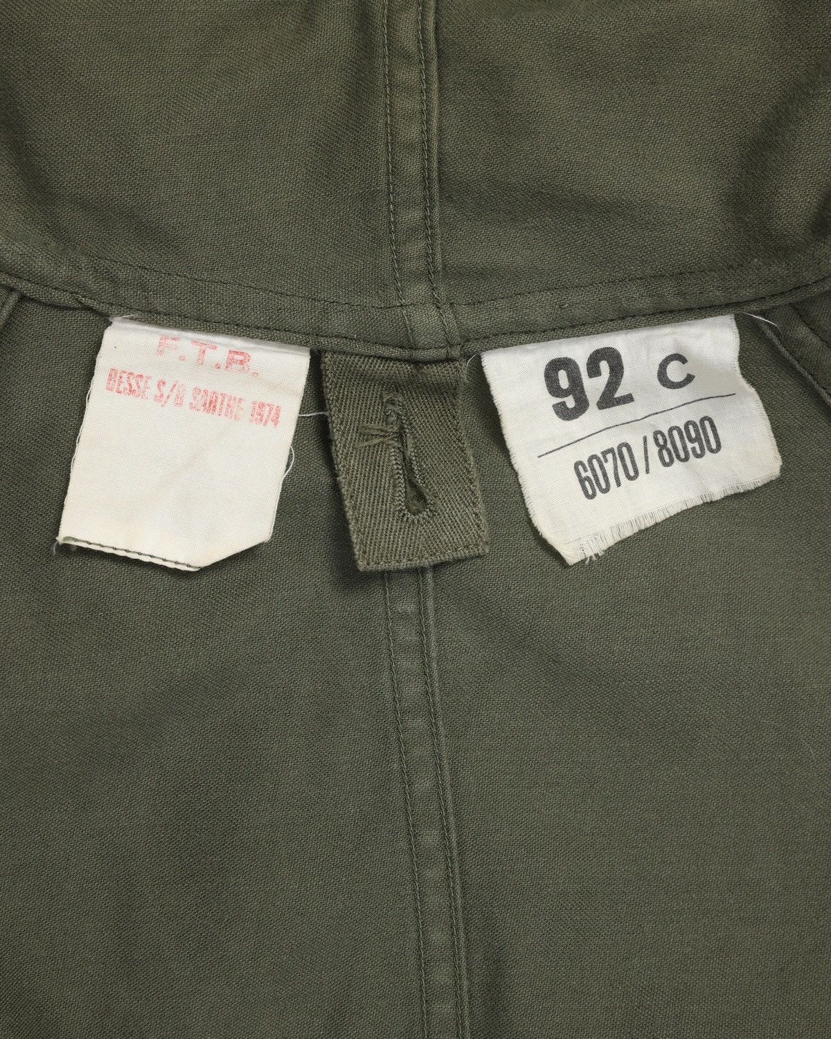 Vintage French army glove pocket jacket Size US M / EU 48-50 / 2 - 7 Thumbnail