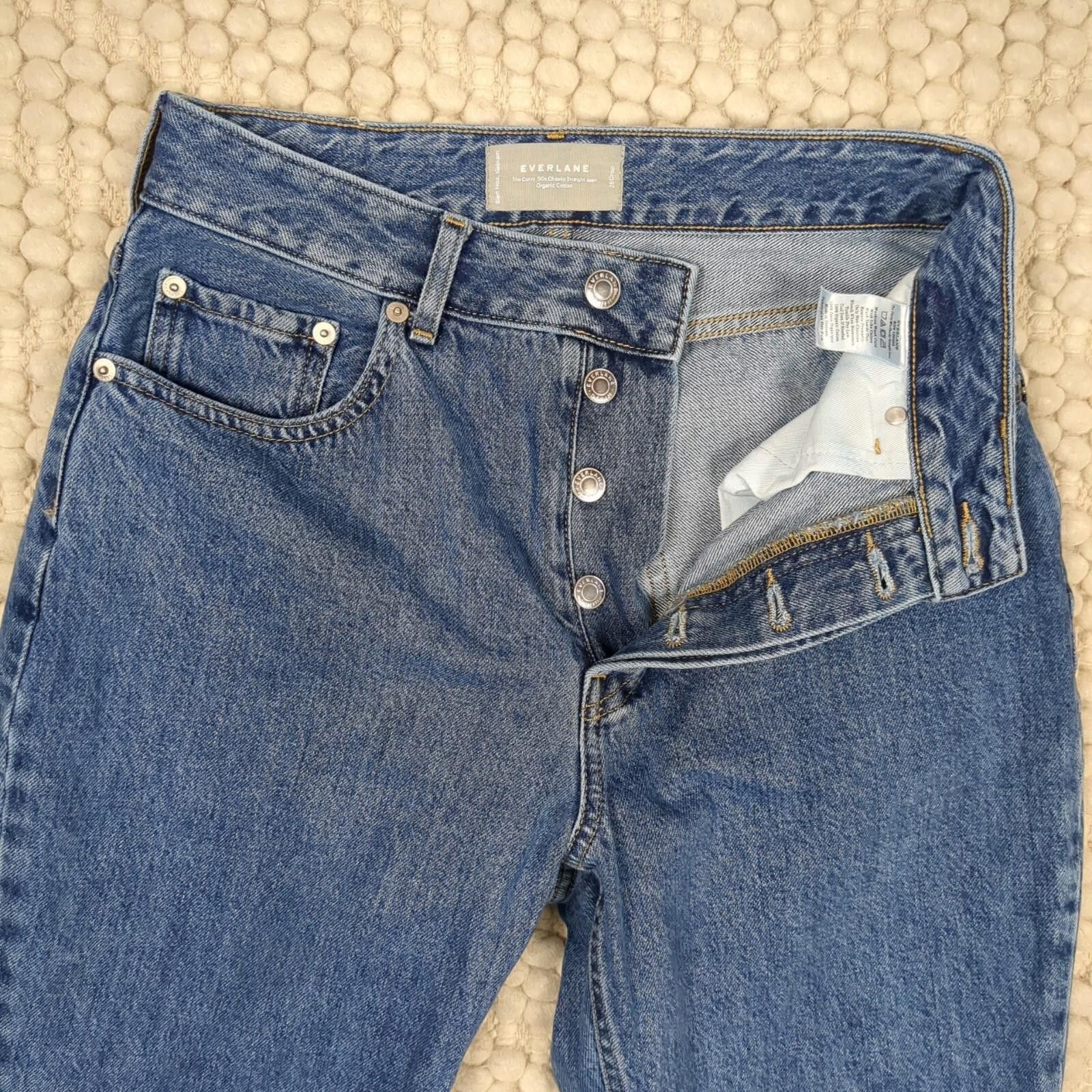 Everlane Everlane The Curvy 90's Cheeky Straight Crop Jeans Sz 28 Size 28" / US 6 / IT 42 - 5 Thumbnail