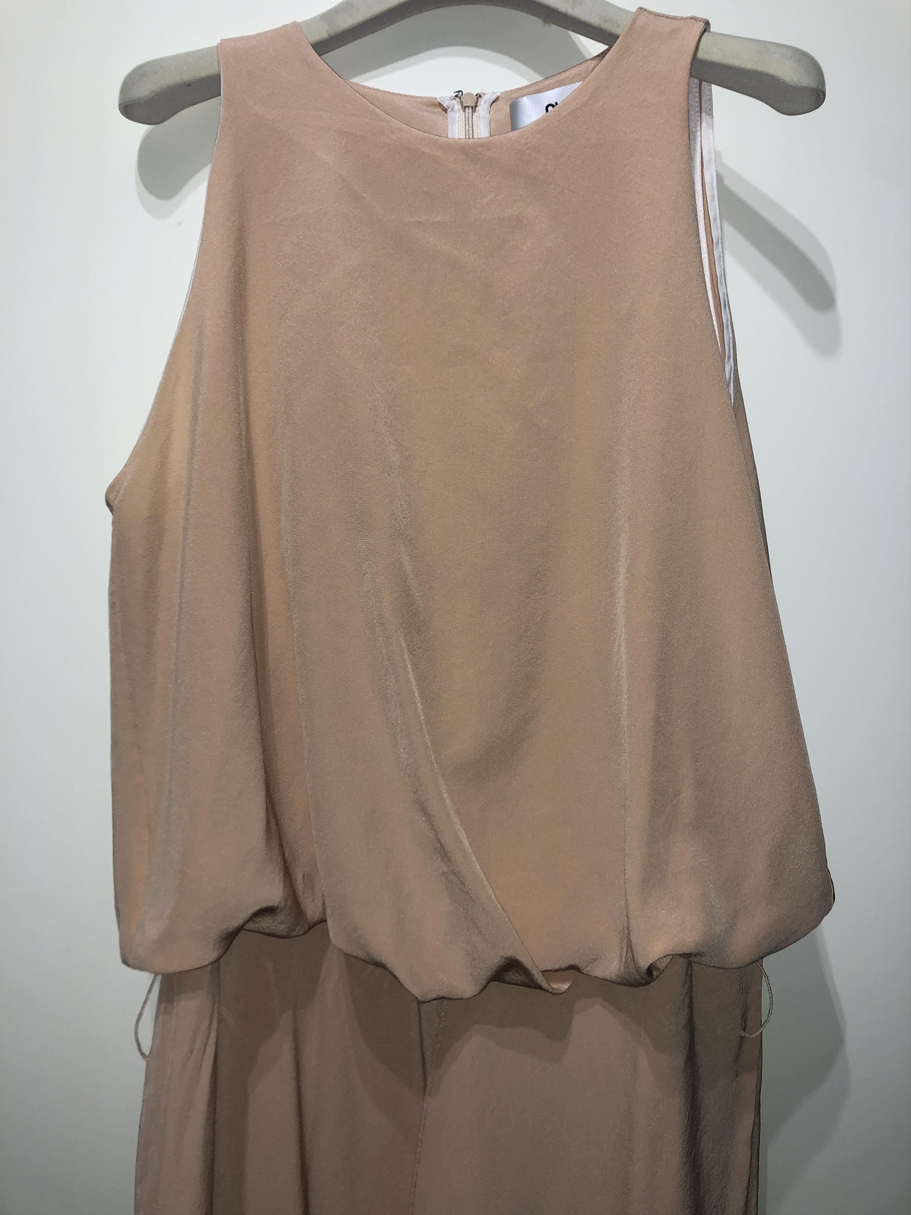 Hussein Chalayan Apricot silk Overlapped Dress Size M / US 6-8 / IT 42-44 - 13 Thumbnail