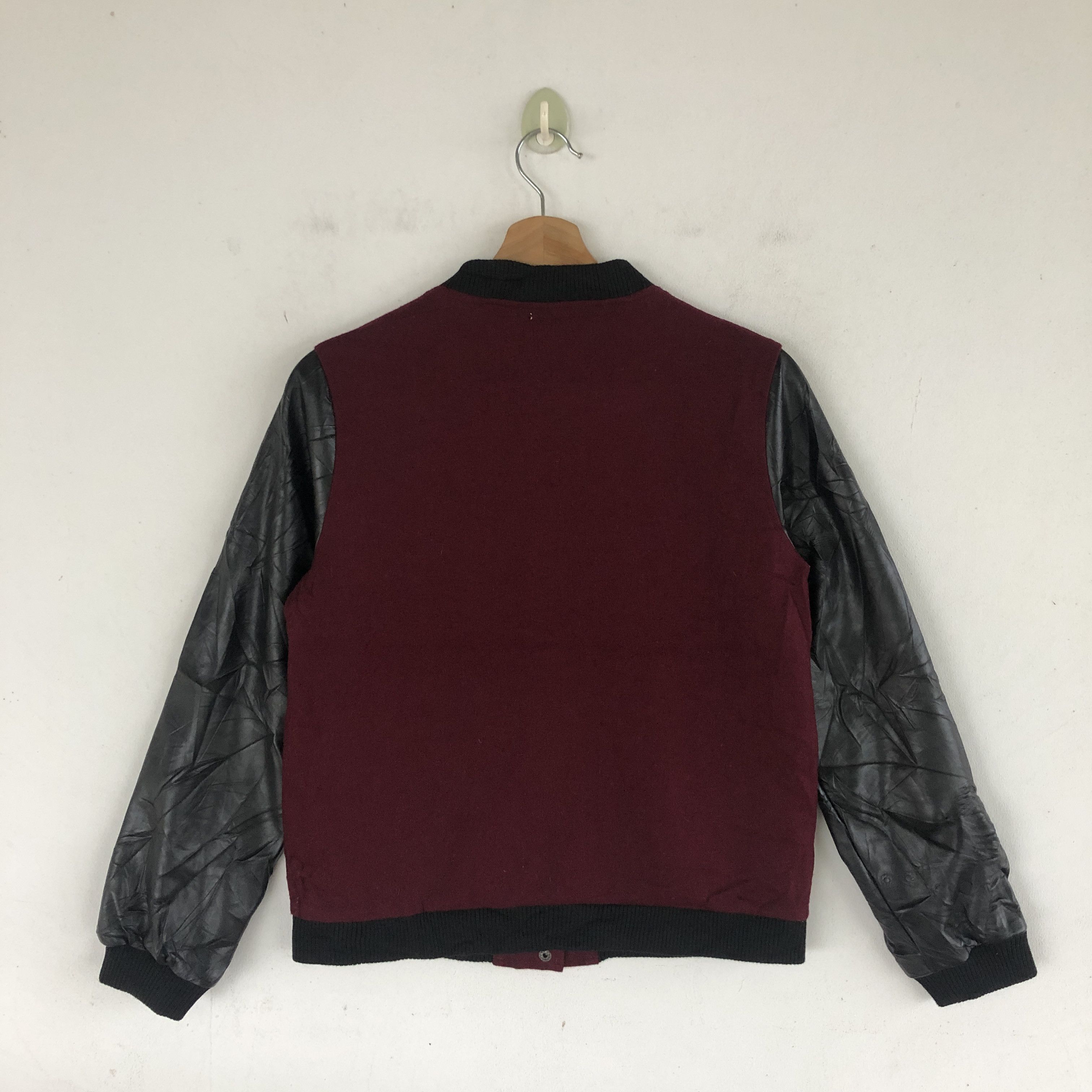Japanese Brand × Vintage Vintage Y2k Japanese Varsity Jacket Wool Jackets Size XS / US 0-2 / IT 36-38 - 2 Thumbnail