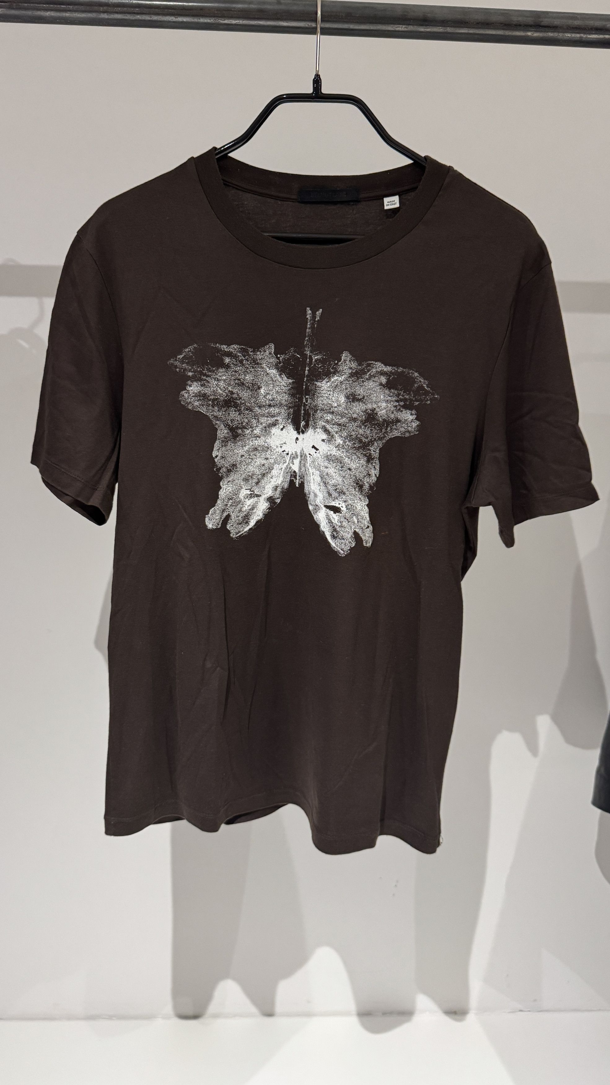 トップス Helmut Lang MUTUAL FUNDS sheer tops Helmut Lang Helmut Lang “Mutual Funds” Sheer Tee | Grailed