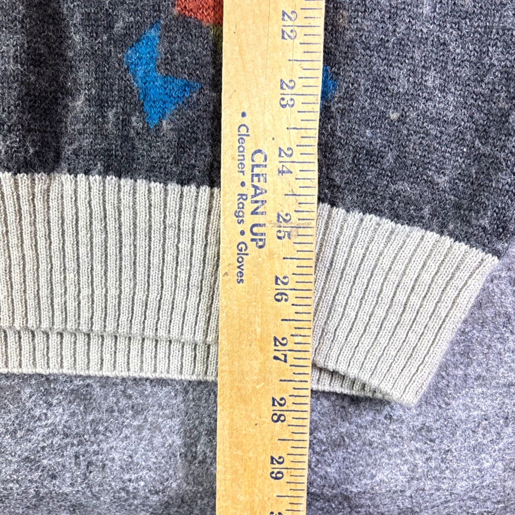 Vintage VINTAGE Aggio Geometric Southwestern Wool Blend Knit Sweater Grey Mens XL Size US XL / EU 56 / 4 - 6 Thumbnail