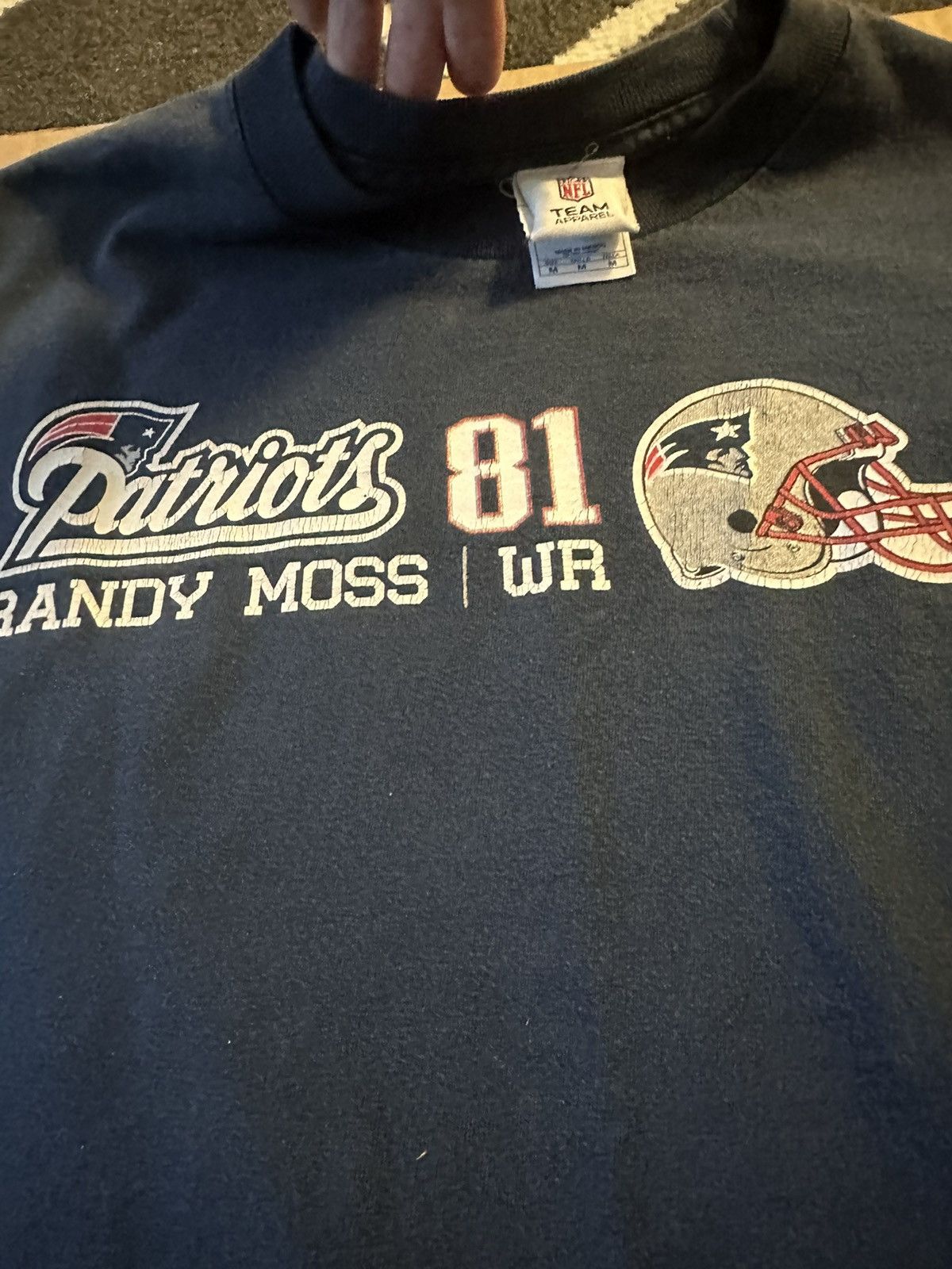 NFL Randy Moss patriots long sleeve shirt Size US M / EU 48-50 / 2 - 2 Thumbnail