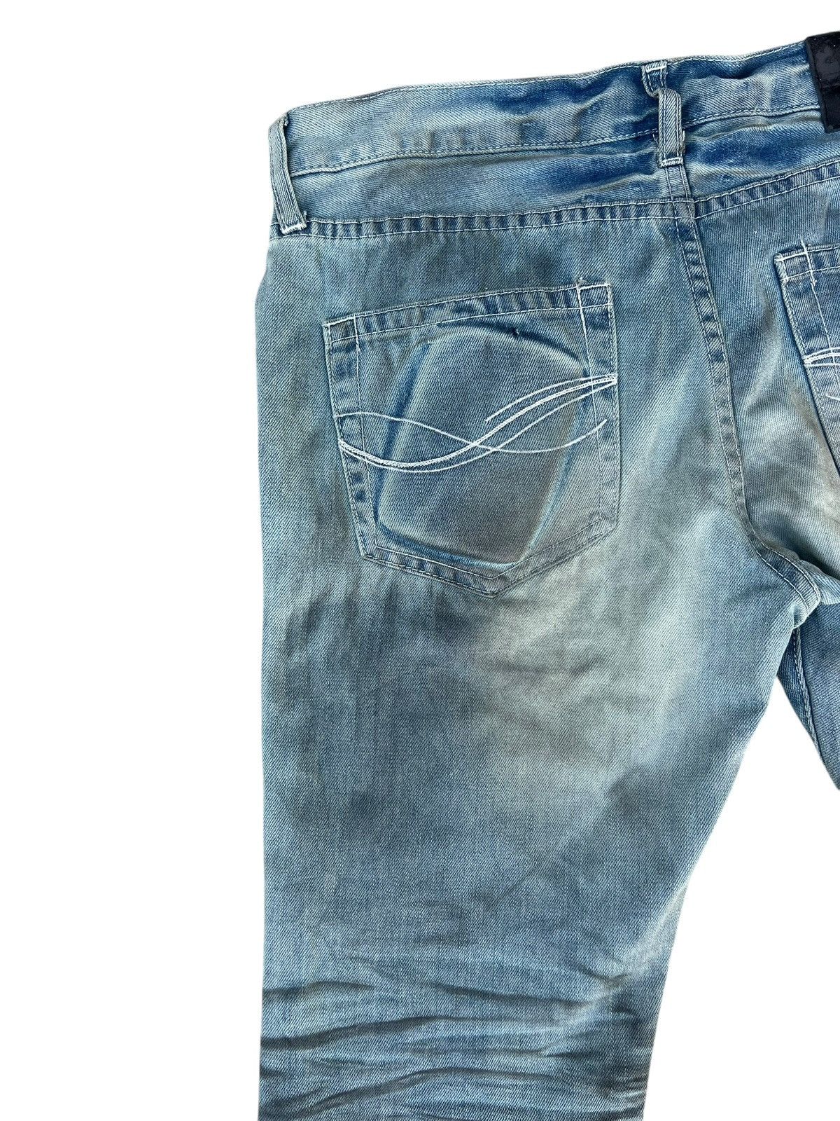Vintage CavariA Japan Mud Denim Clawmark Bootcut Jeans Size US 30 / EU 46 - 13 Thumbnail