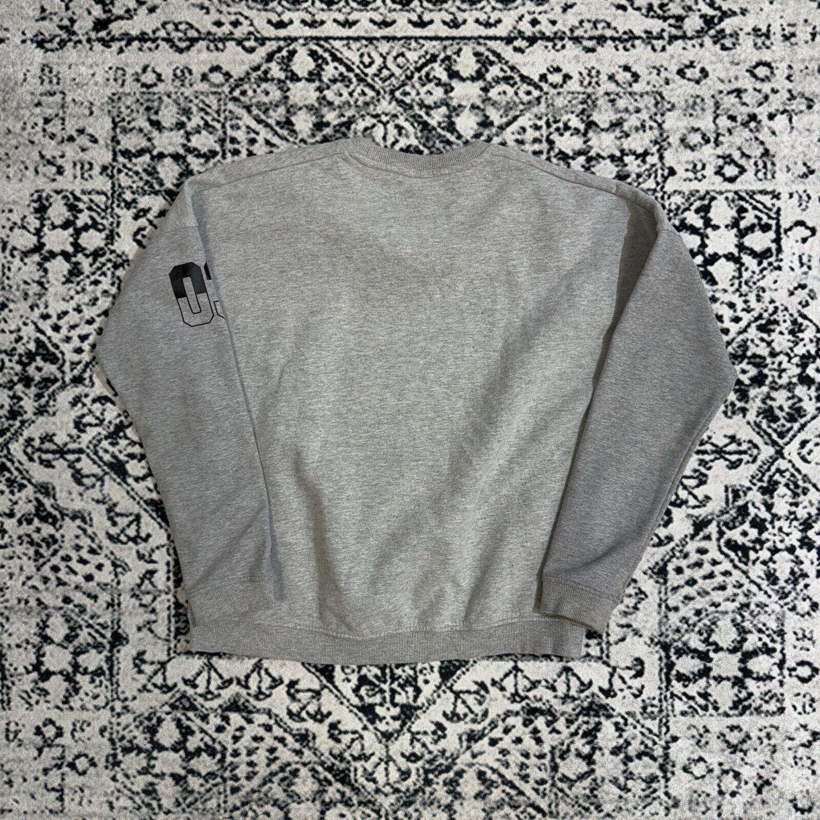 Adidas × Vintage Vintage Adidas Unisex Gray Cotton Crewneck Size S 90s Size US S / EU 44-46 / 1 - 7 Thumbnail