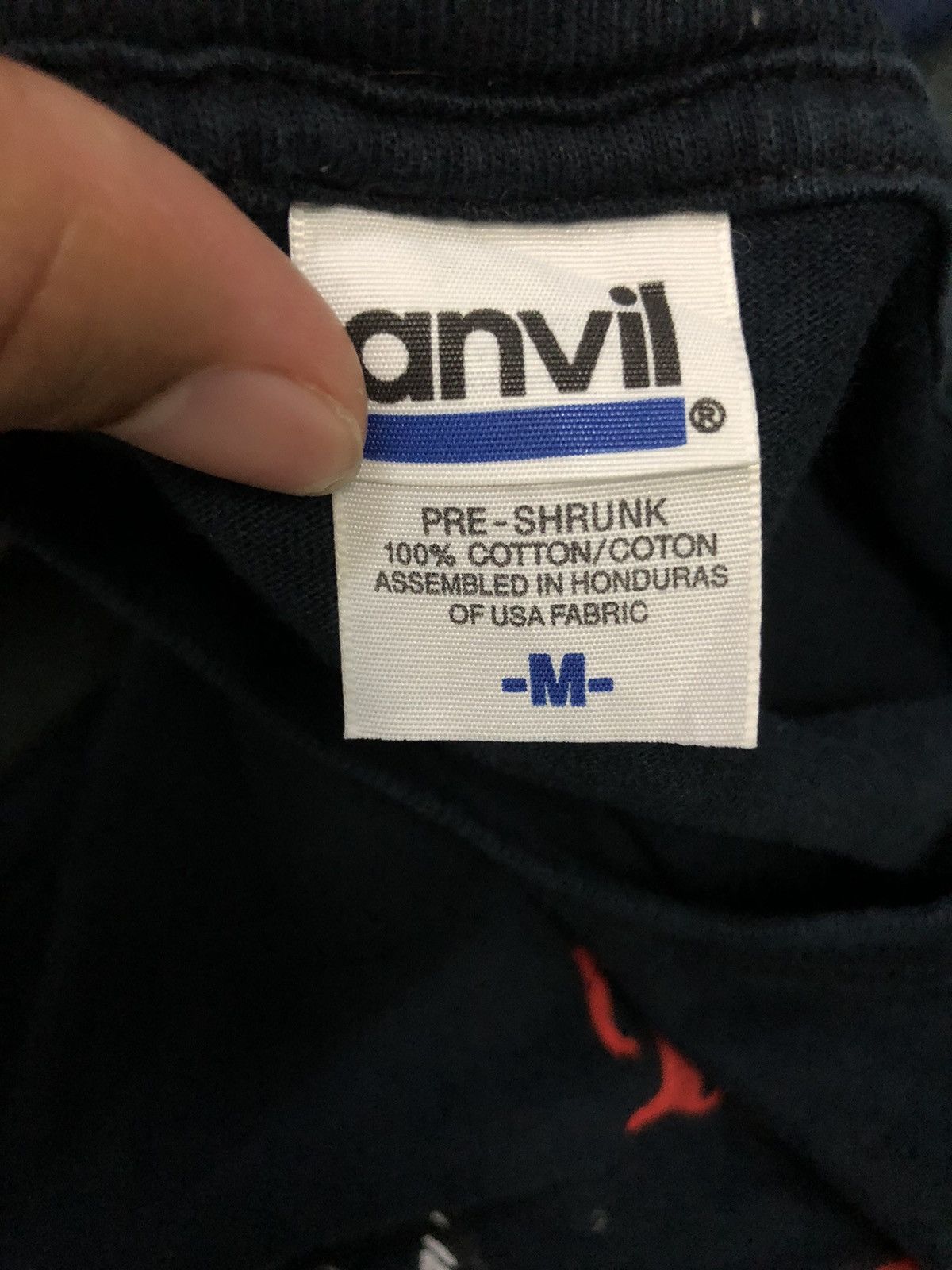 Anvil Vintage Anvil St Kitts Faded Big Logo Crewneck Tee Size US M / EU 48-50 / 2 - 11 Thumbnail