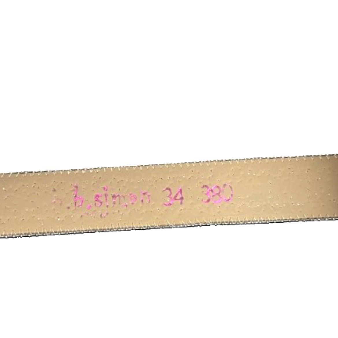B.B. Simon BB Simon Belt Size 34 - 4 Thumbnail