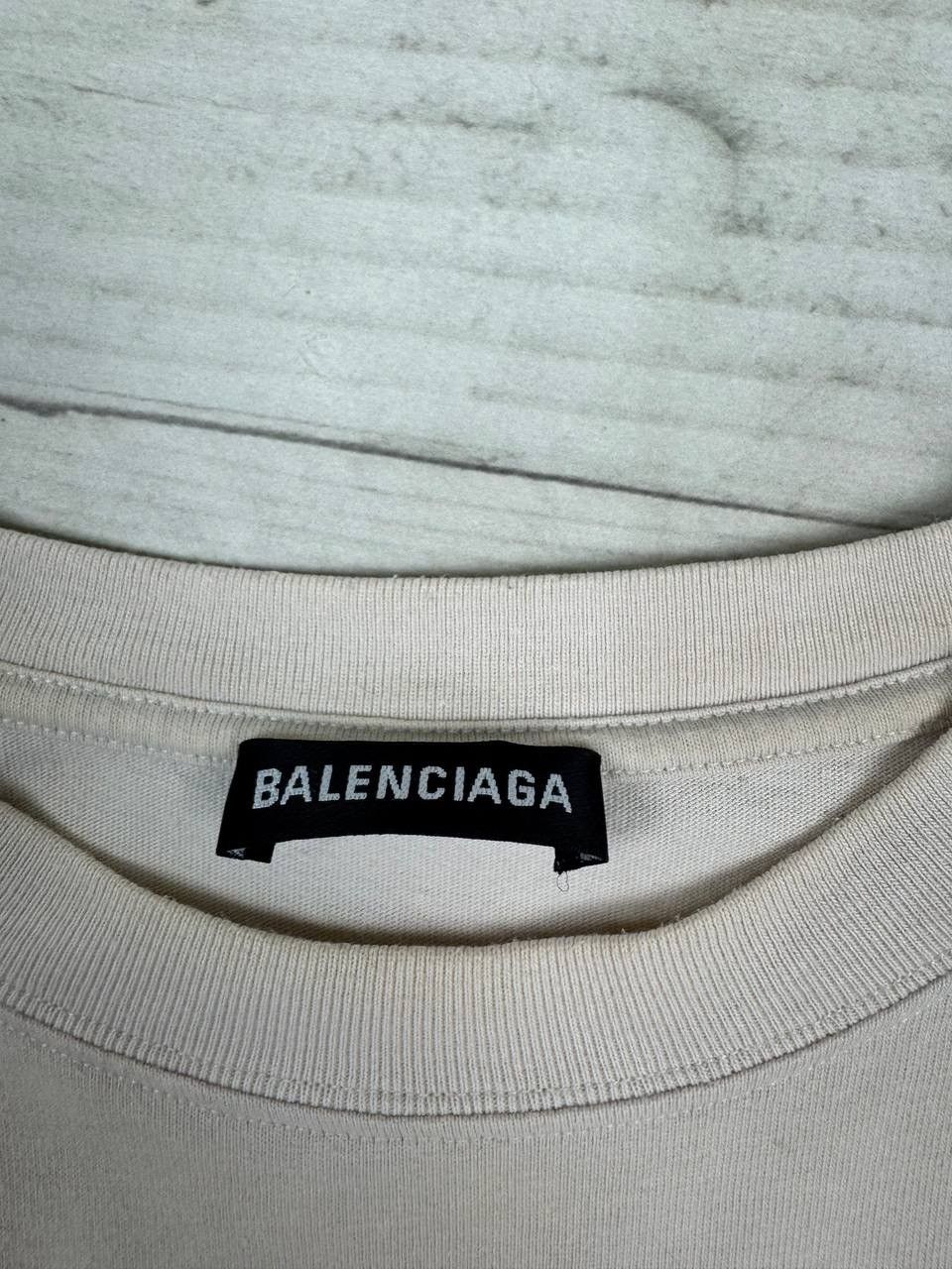Balenciaga Balenciaga Logo Print T Shirt Size US L / EU 52-54 / 3 - 9 Thumbnail