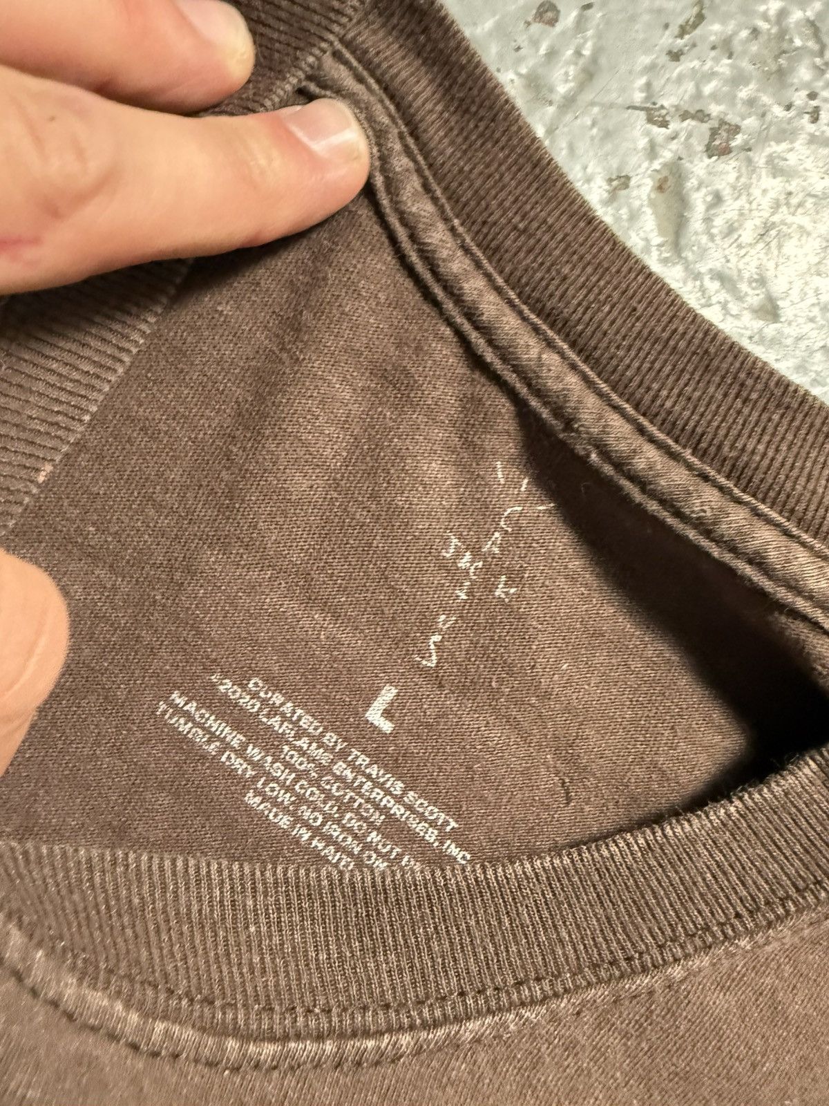 Travis Scott OG Cactus Jack Boys Travis Scott Jdm Car Tee Mocha Brown Size US L / EU 52-54 / 3 - 8 Thumbnail