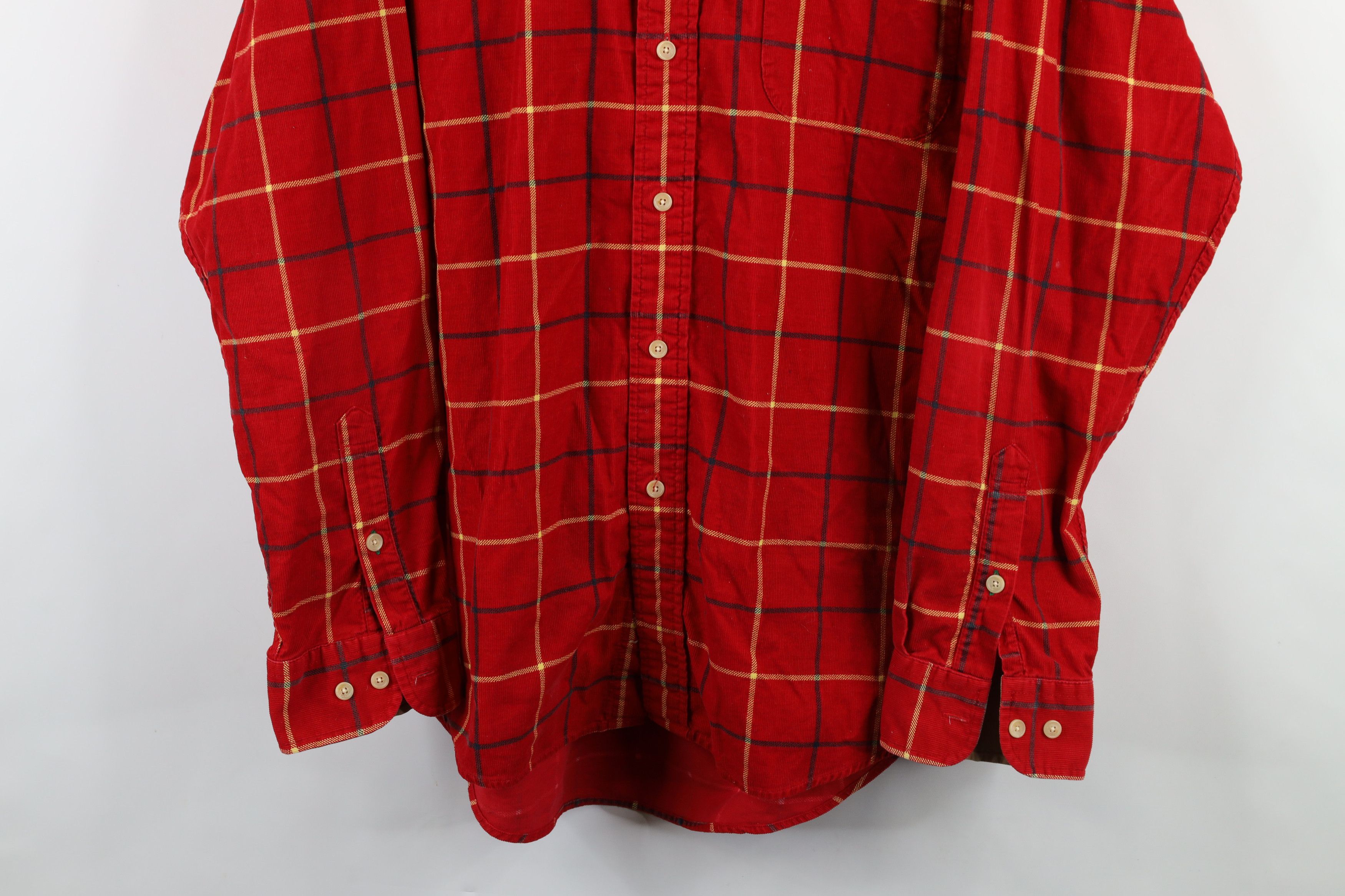 Tommy Hilfiger × Vintage Vintage 90s Tommy Hilfiger Collared Button Down Shirt Size US L / EU 52-54 / 3 - 3 Thumbnail