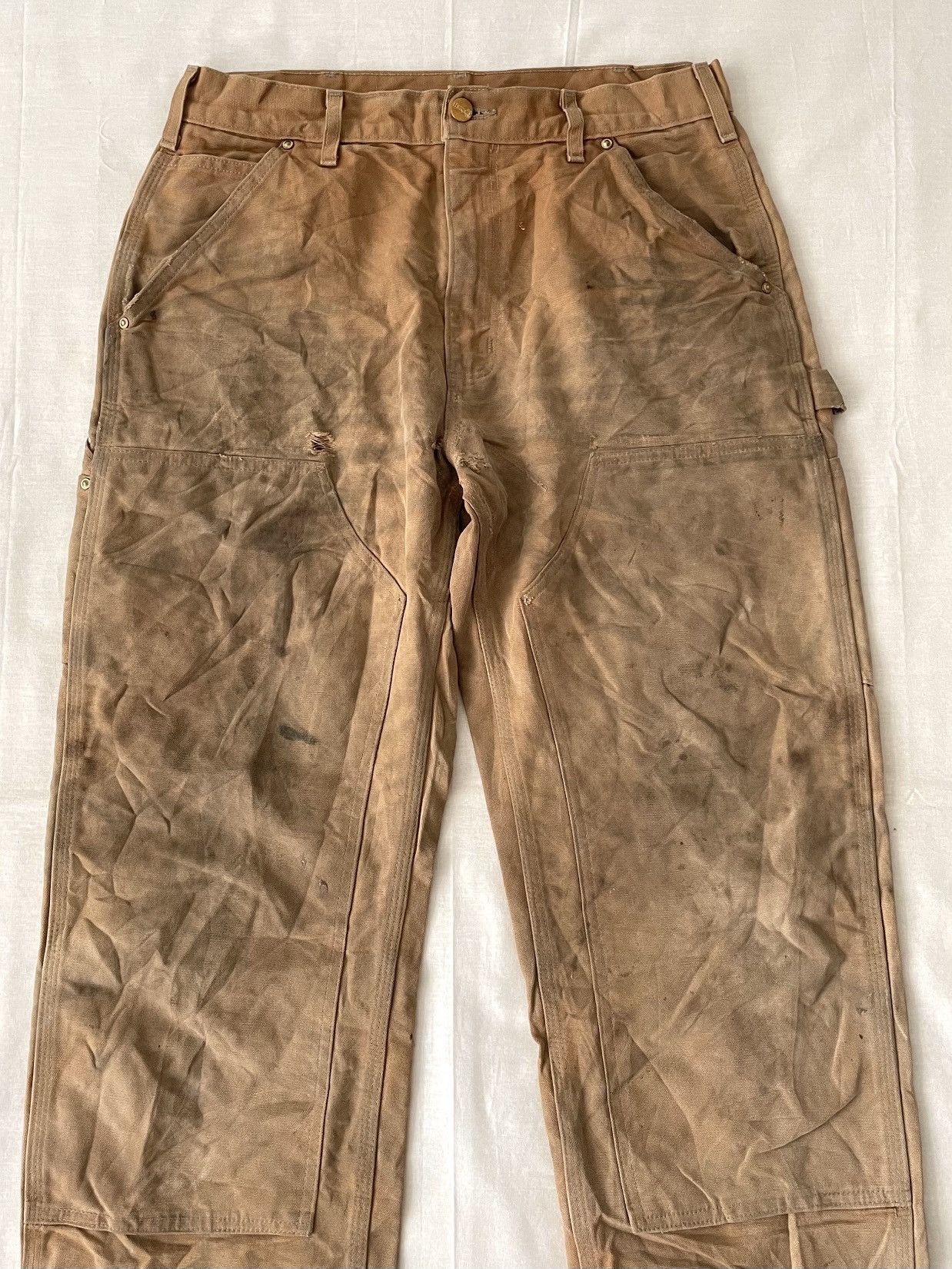 Carhartt Distressed Carhartt Double Knee Cargo Pants Vintage USA Size US 32 / EU 48 - 2 Thumbnail