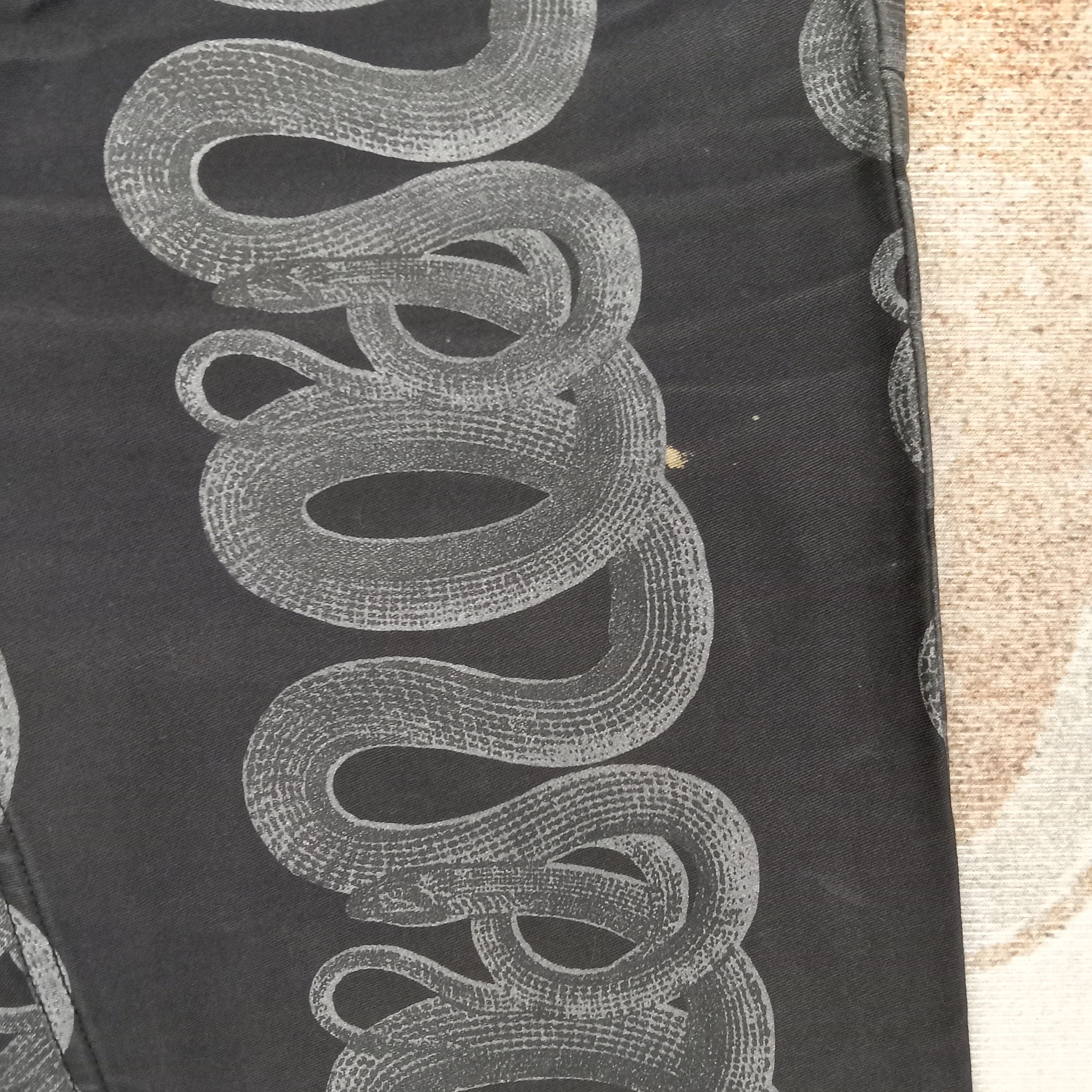 Hysteric Glamour Hysteric Glamour Japanese Snake Denim Jeans C265N11 Size 25" / US 0 / IT 36 - 7 Thumbnail